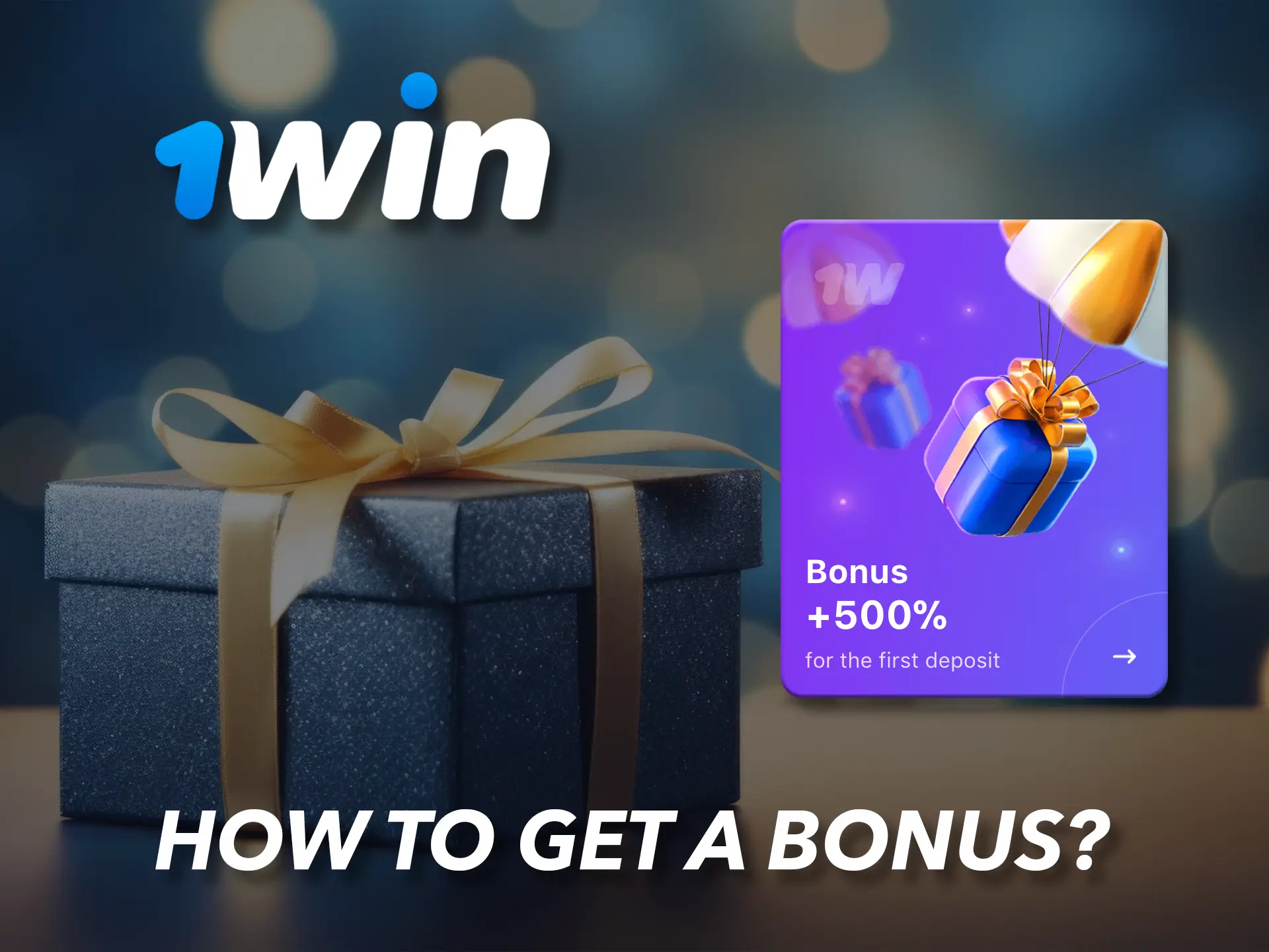 Get your long-awaited bonus from 1Win as soon as you sign up and make your first deposit.