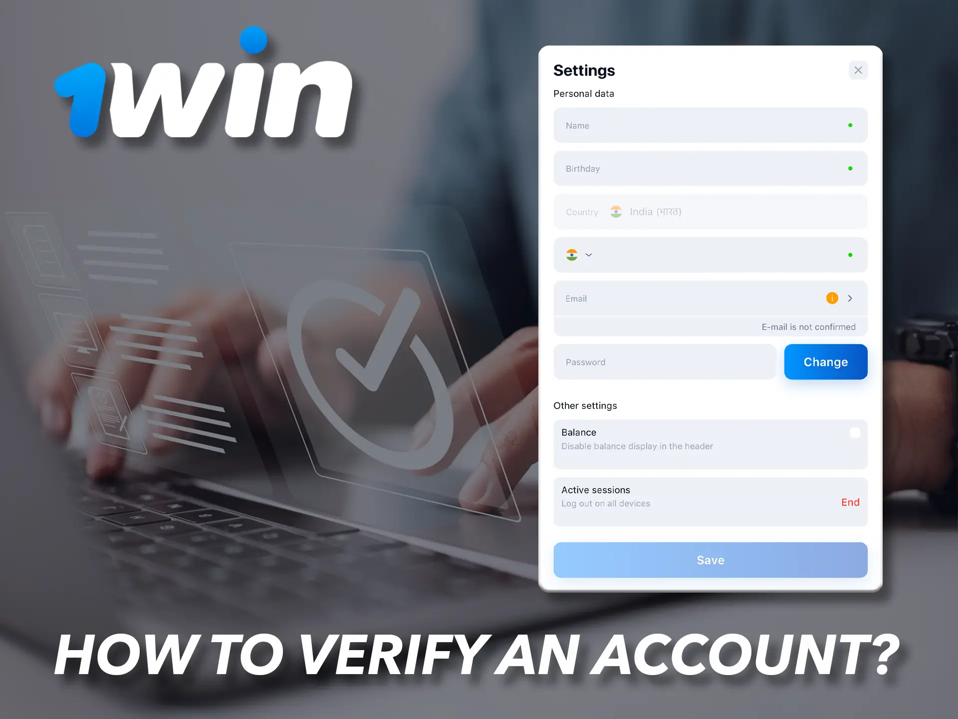 Verify your account to unlock new 1Win Casino features.