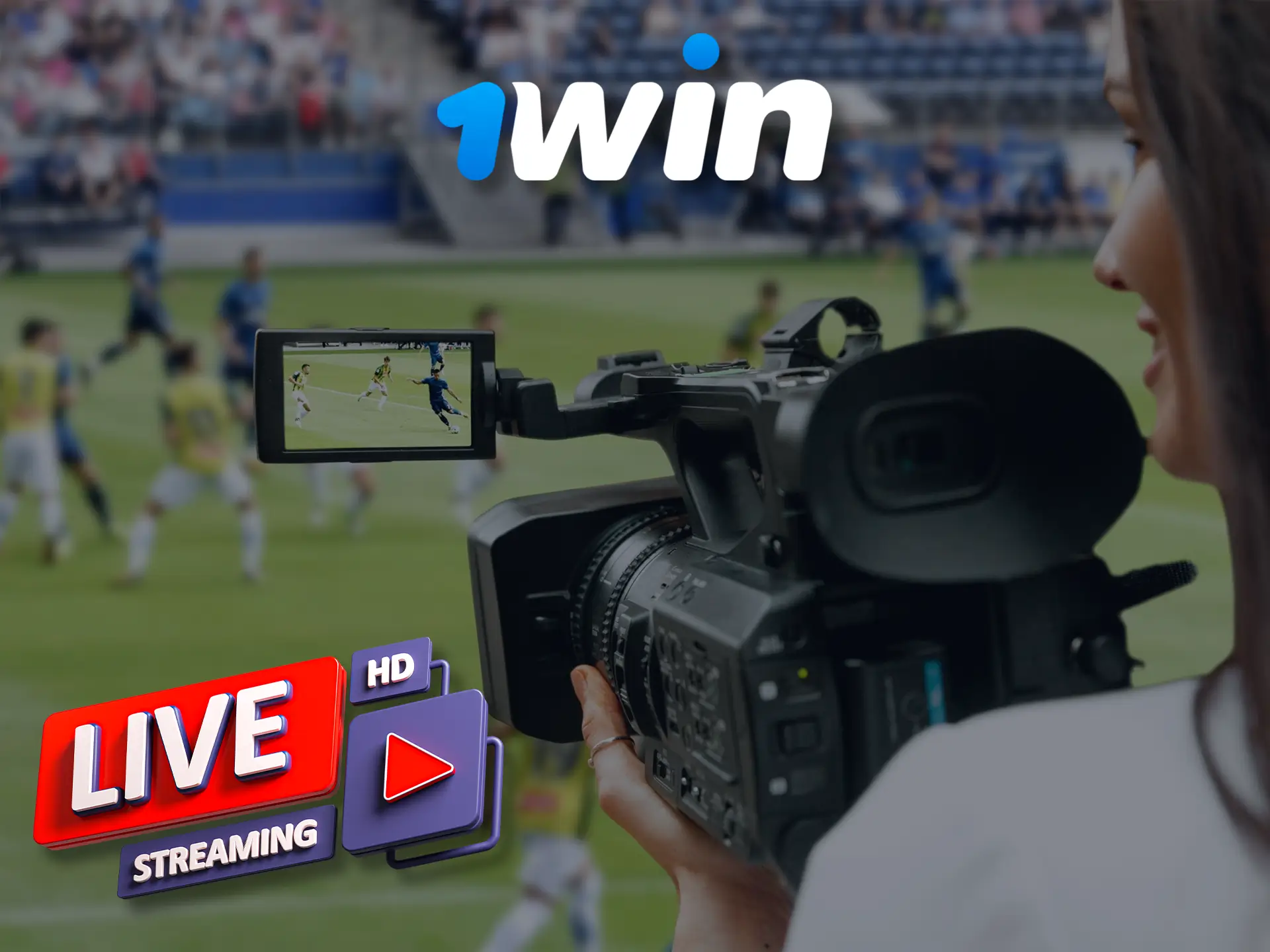 Watch live sports matches in good quality directly on 1Win.
