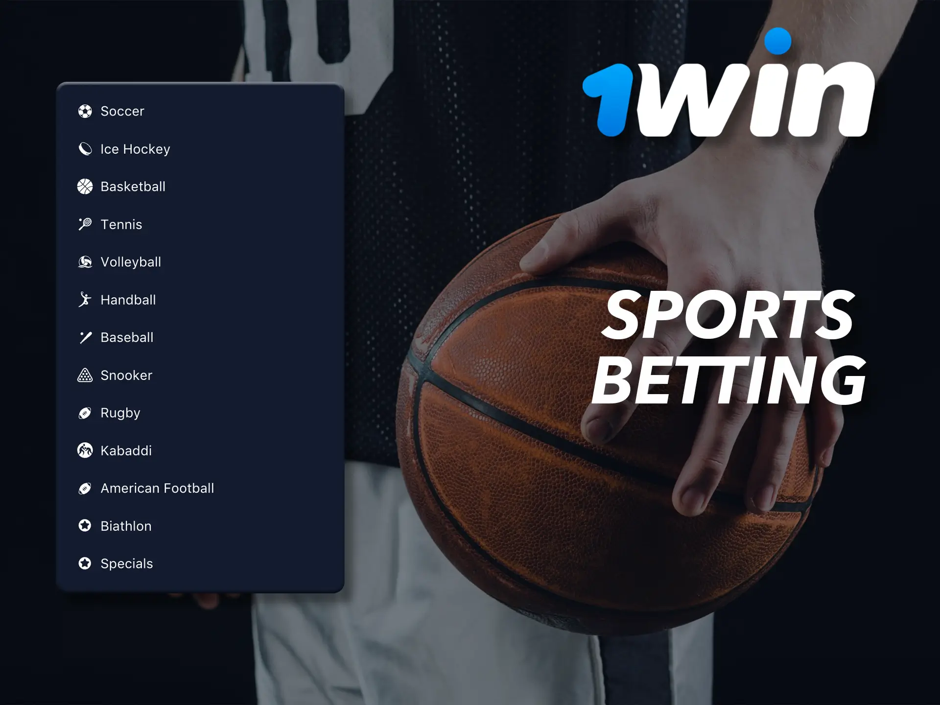 1Win offers customers a wide range of sports disciplines.