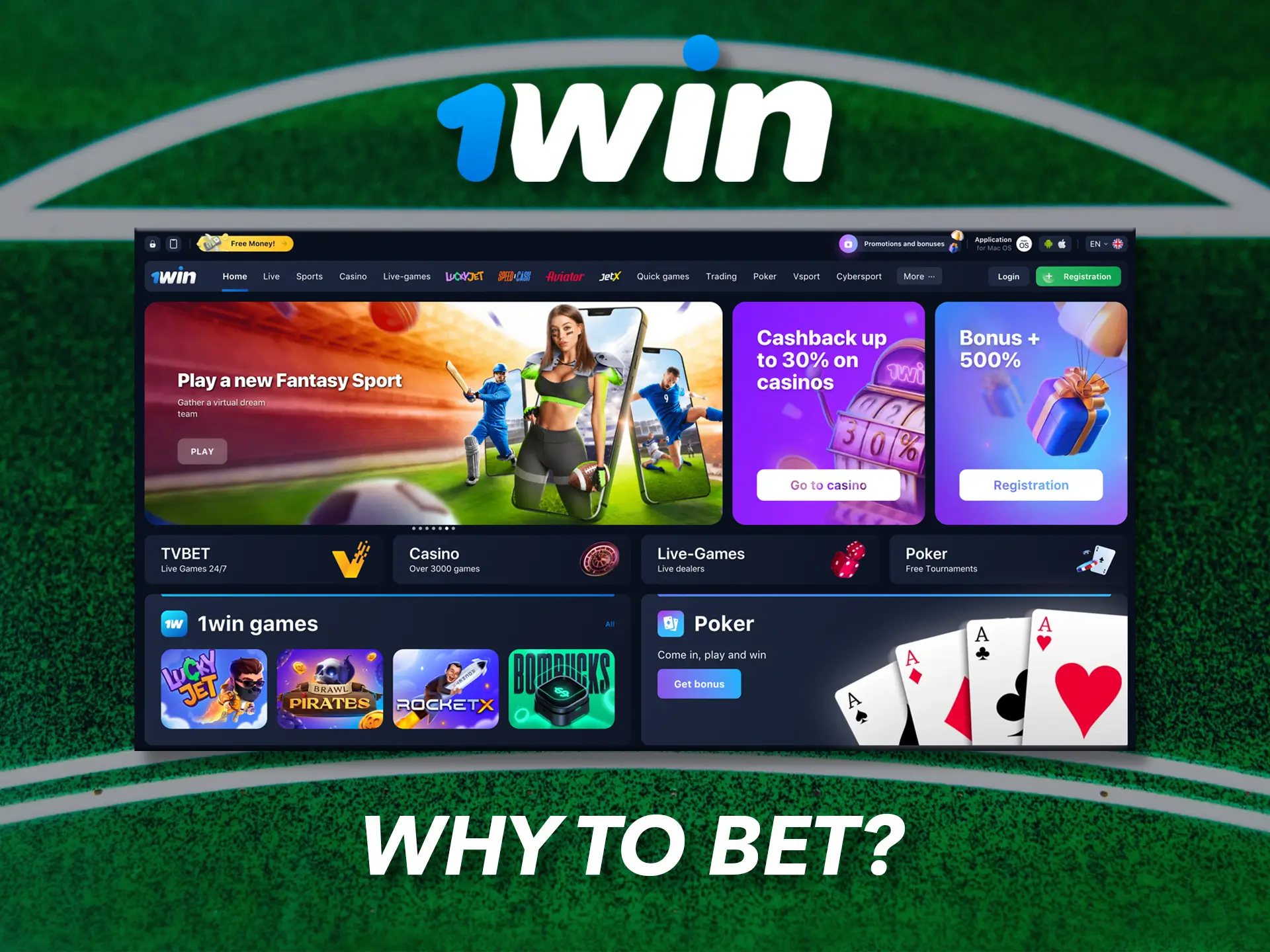 Use the best 1Win online casino in India that has won the hearts of millions of users around the world.