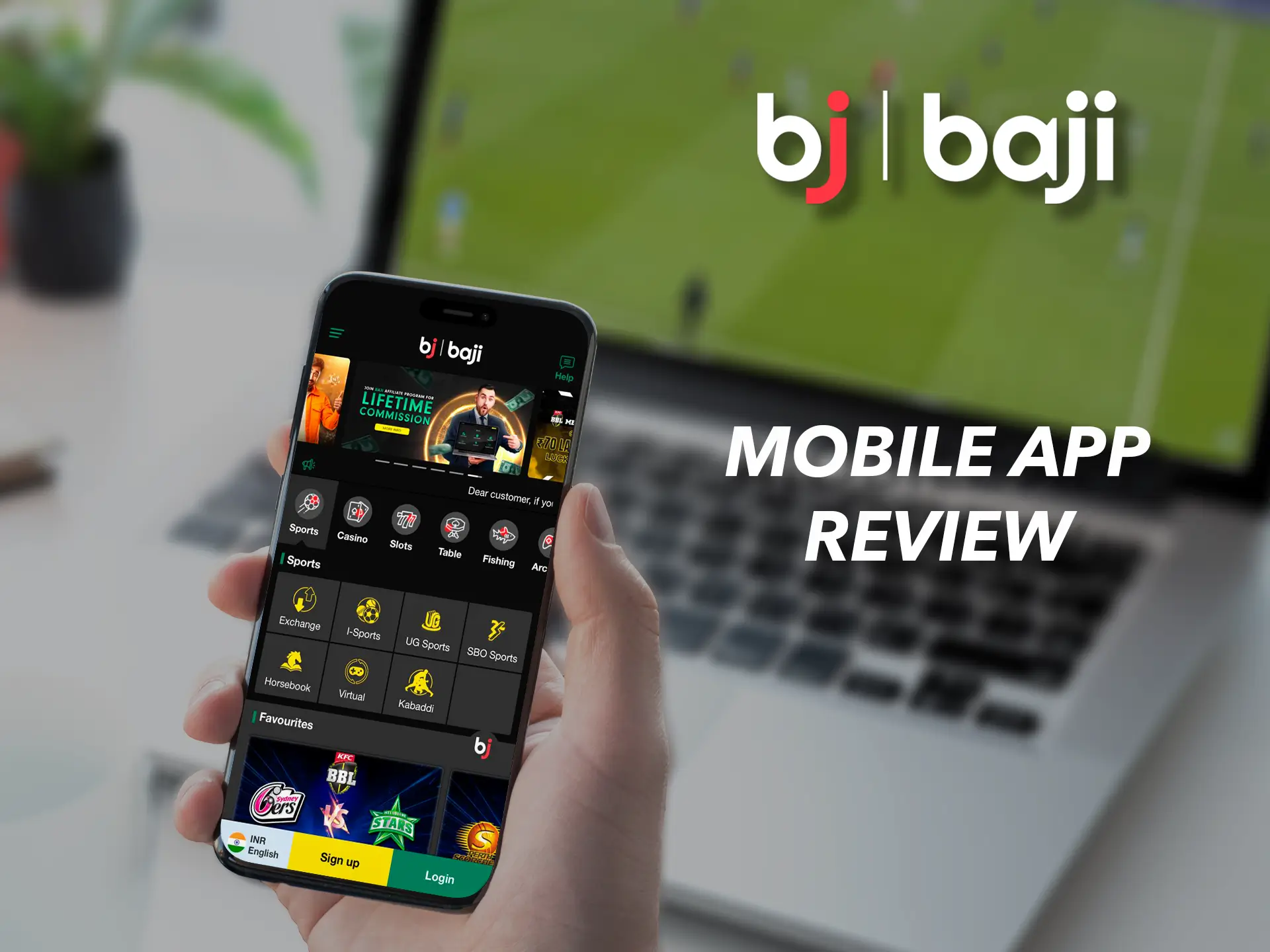 Download the app to your android device and enjoy betting and playing at Baji Casino.