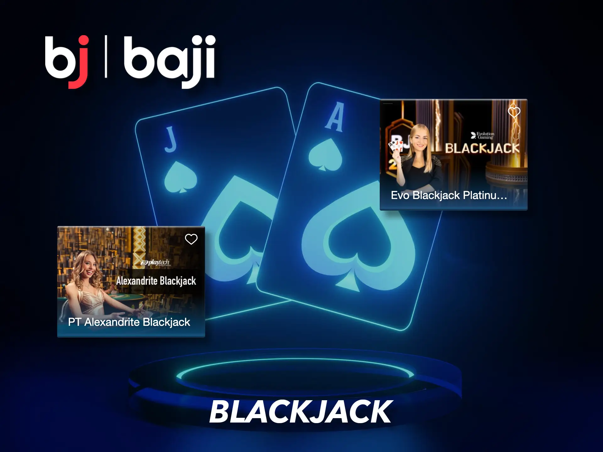 Test your luck at Blackjack from Baji Casino.