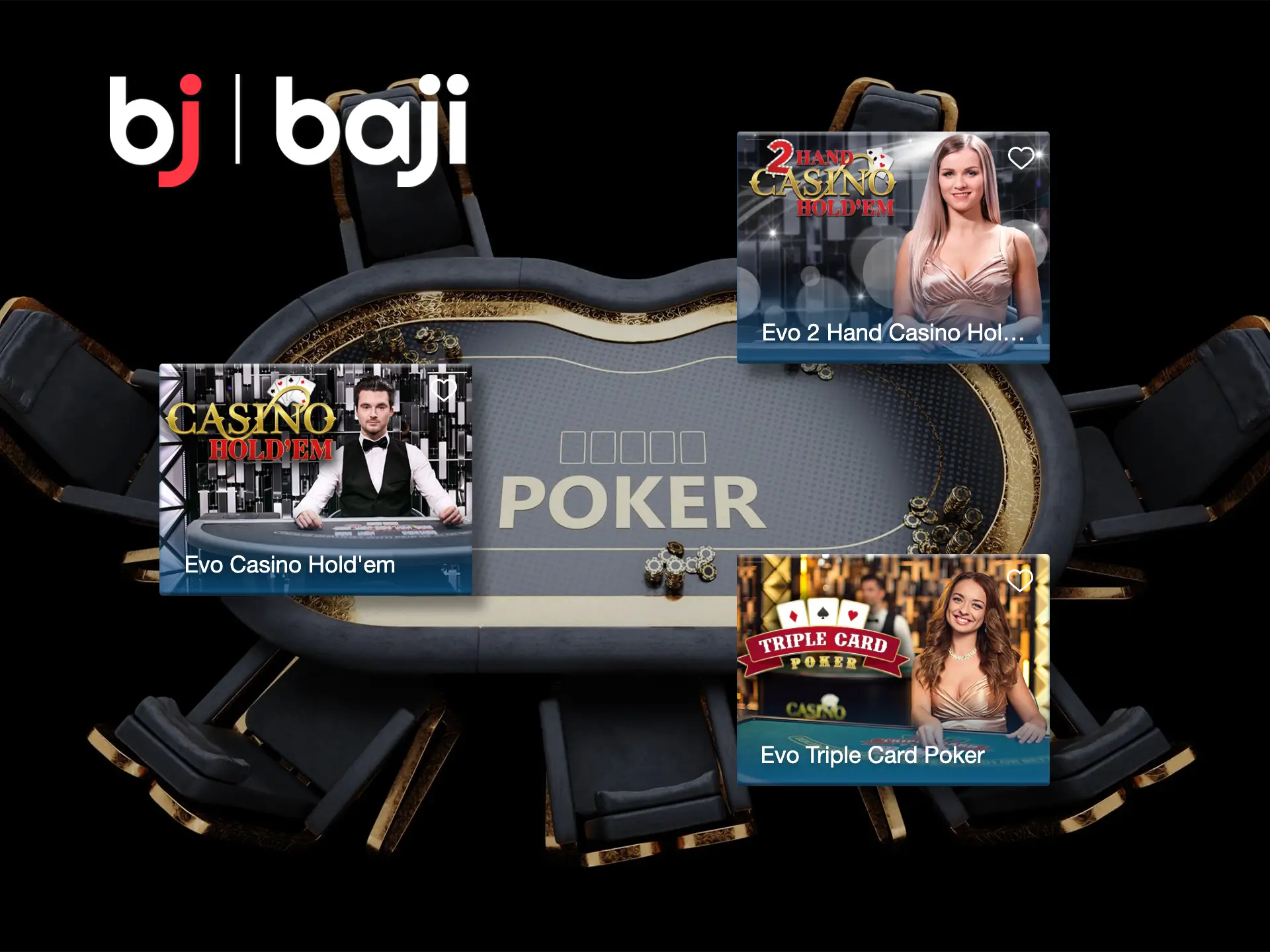Compete in Baji poker for the title of best player.