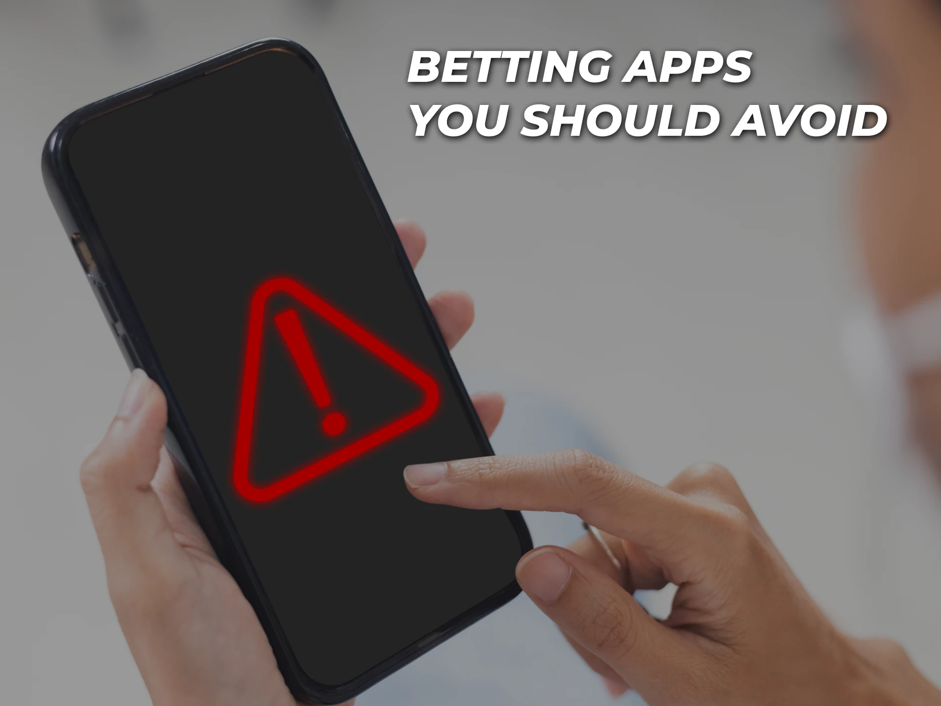 Don't use these low quality sports betting apps.