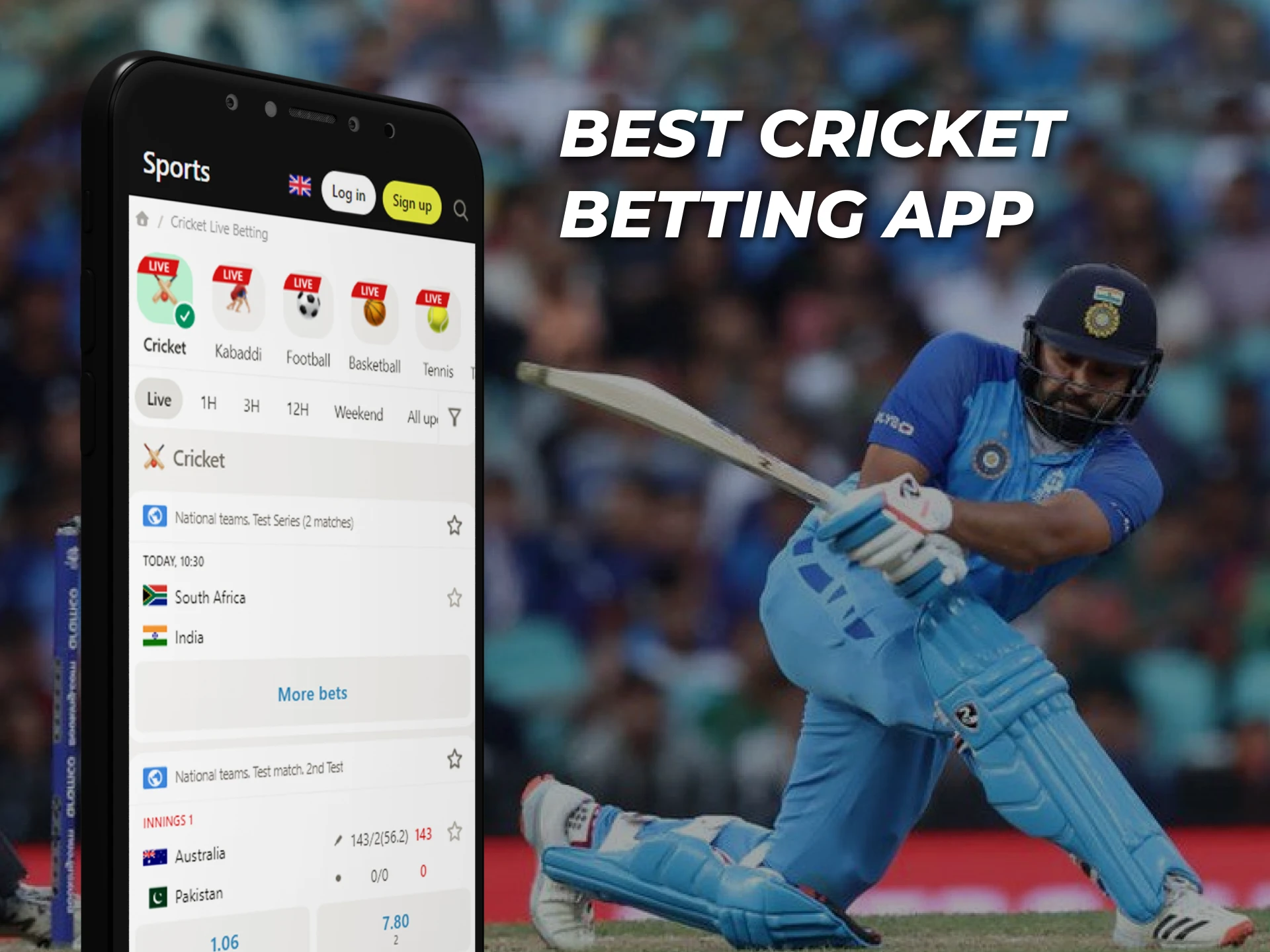 Find out which app is best for cricket betting.