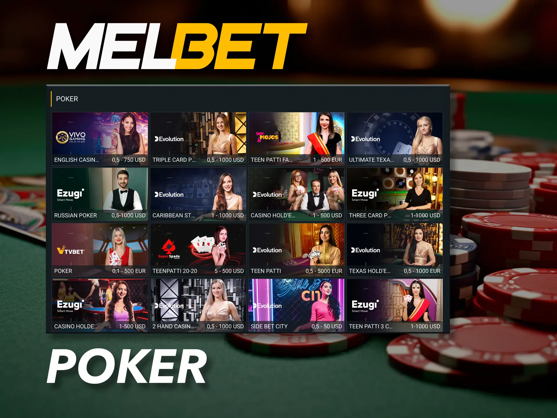 Collect the Royal Flush and claim your winnings at Melbet Casino.