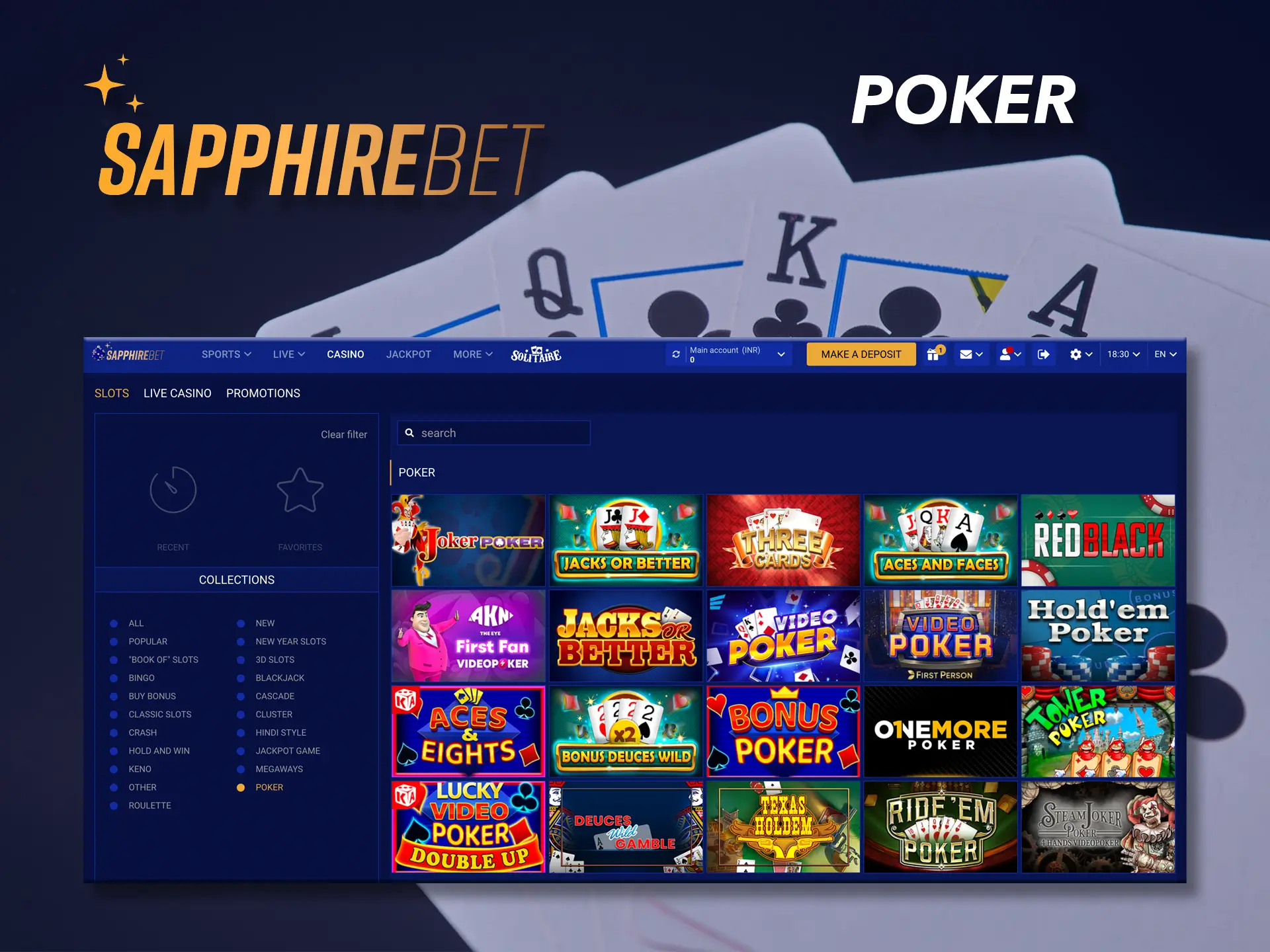 Use your skills in attacking tactics in poker from Sapphirebet.