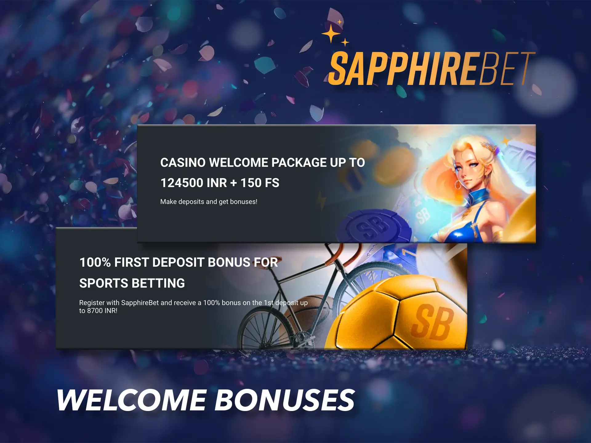 Check out the welcome bonuses at Sapphirebet Casino.