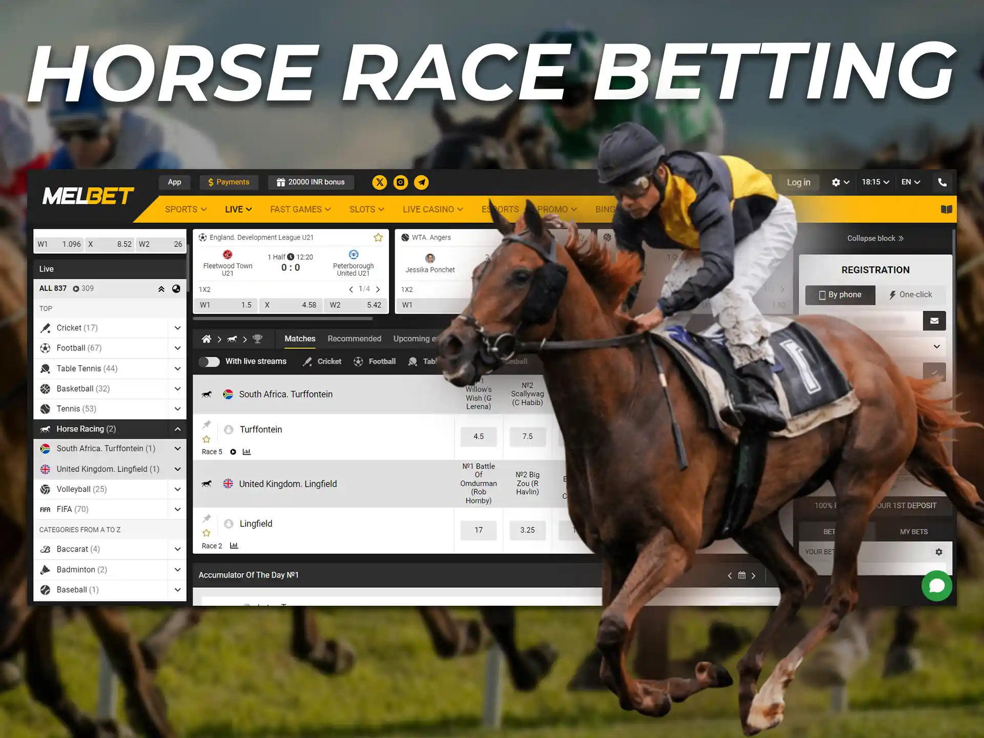 Choose a reliable and safe platform to bet on horse race online.