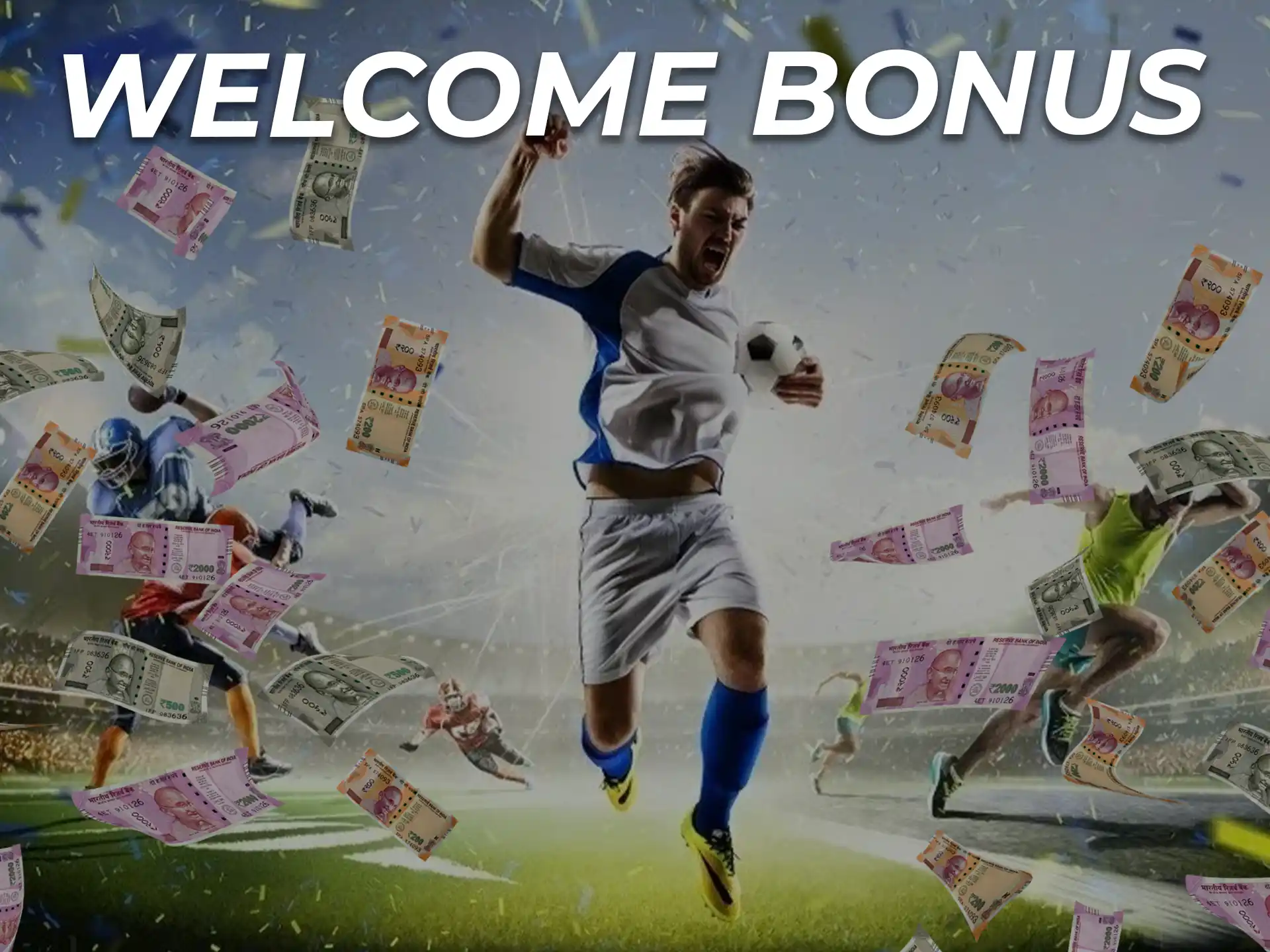 After registration, players can get a welcome bonus.