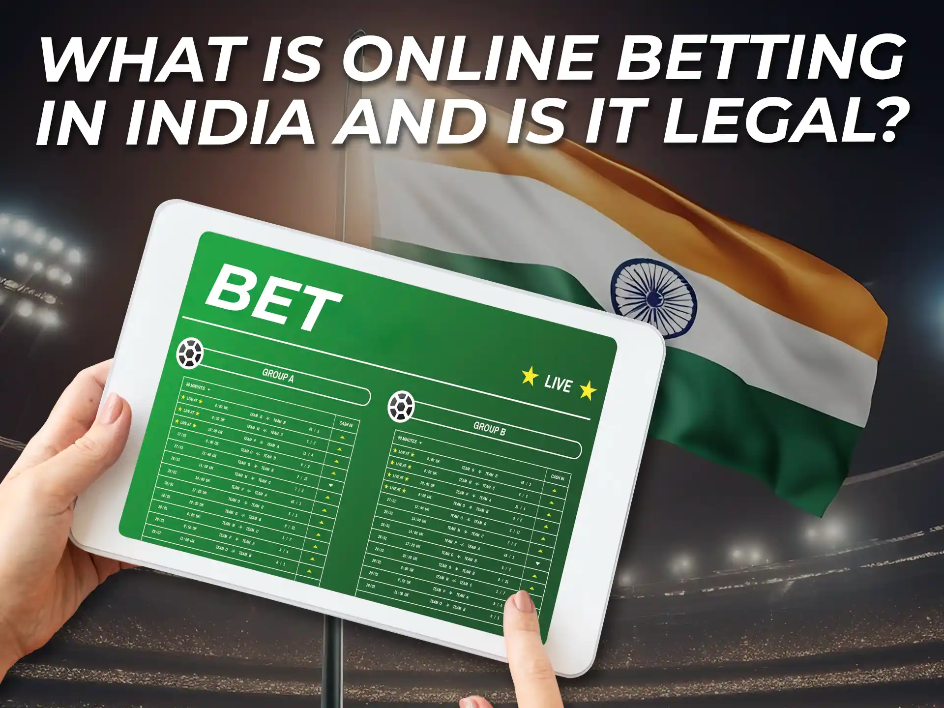 Sports betting is common in India and is very popular among players.