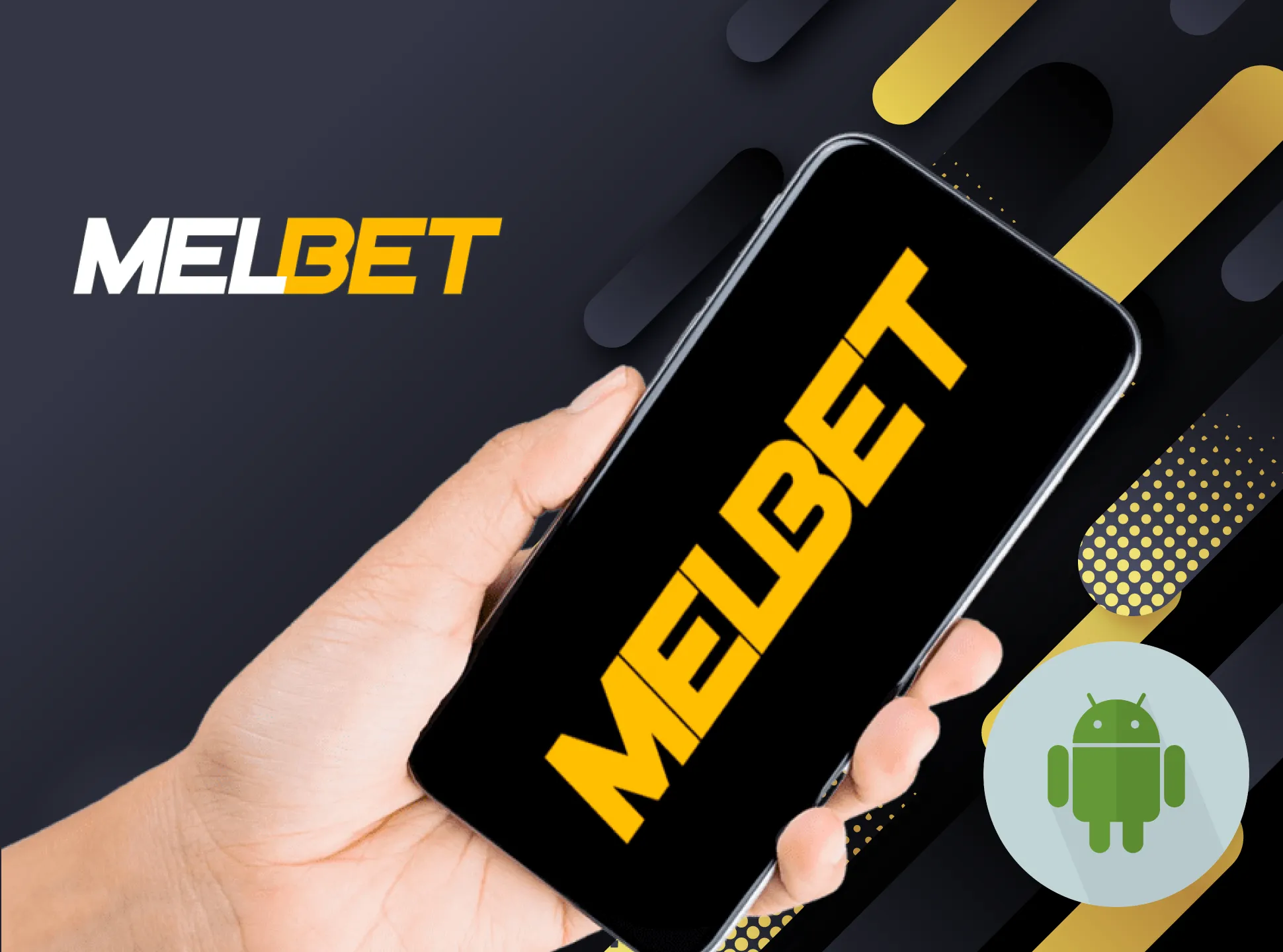 Install the Melbet app on your device.
