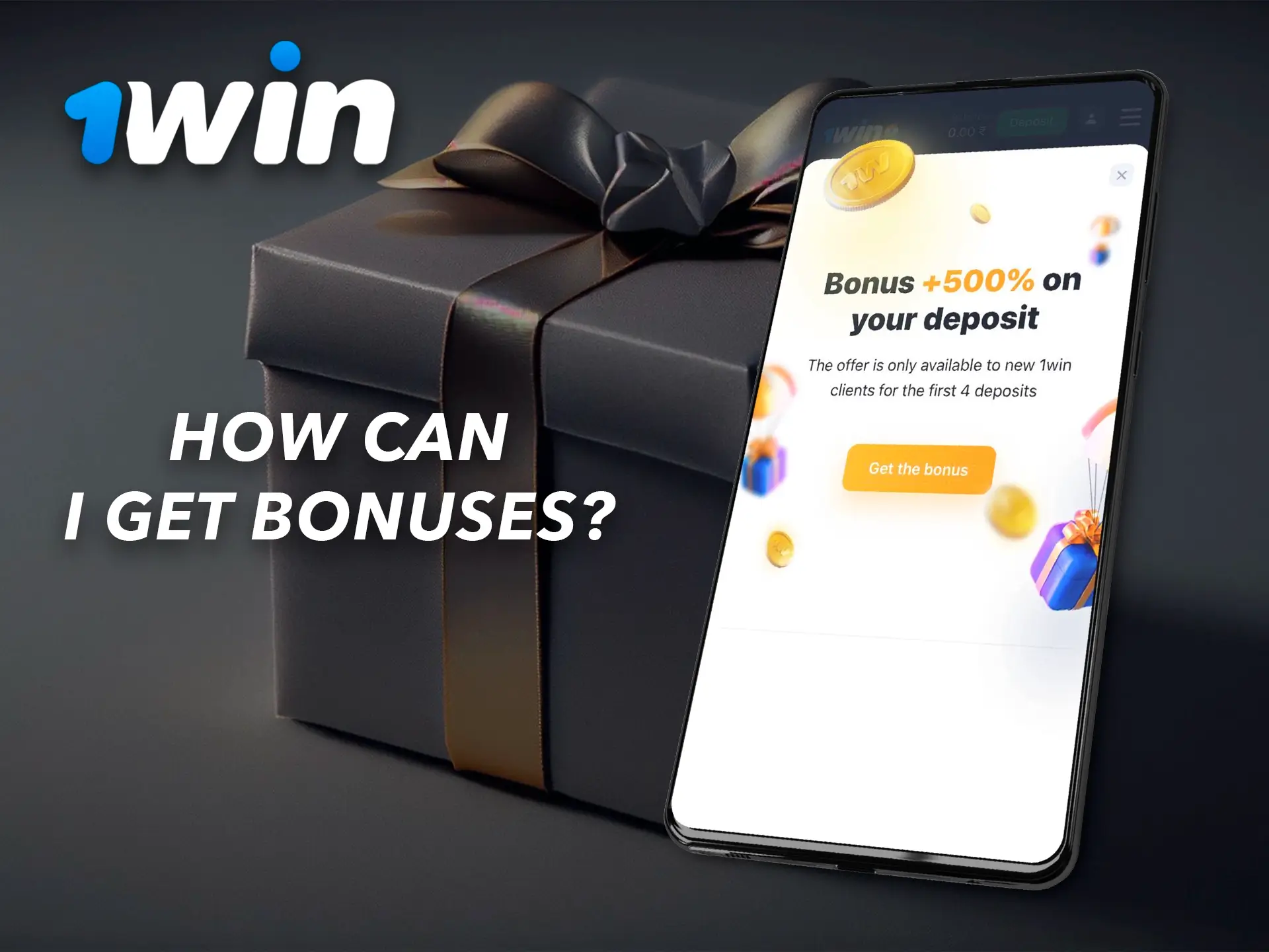 Make your first deposit and your long awaited bonus from 1Win will be immediately available to you.