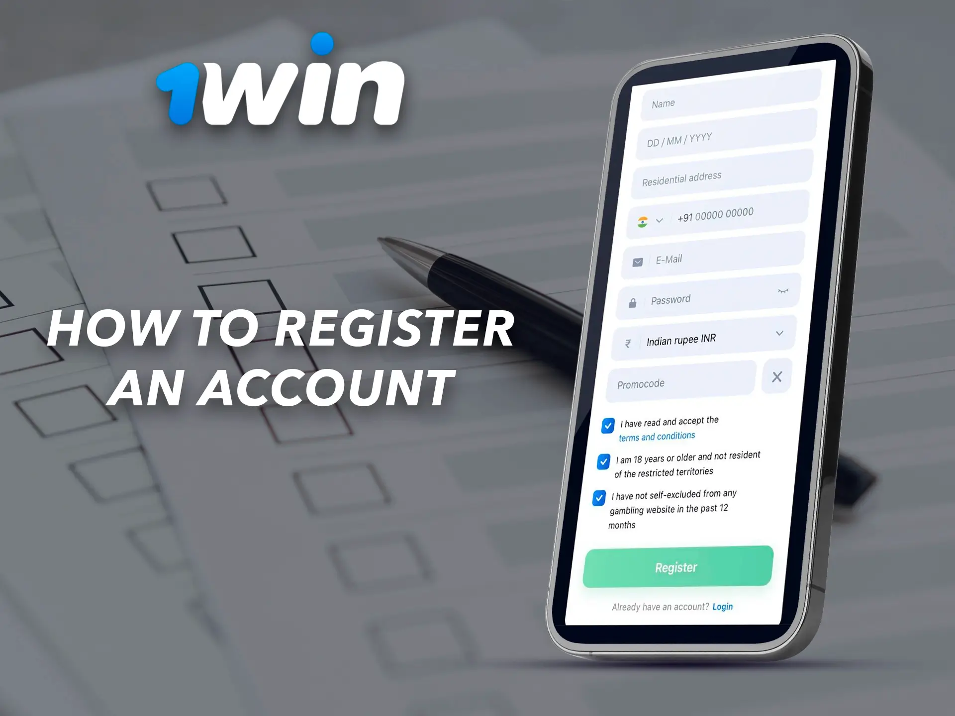 Before you start betting on 1Win you should complete a simple and straightforward registration.