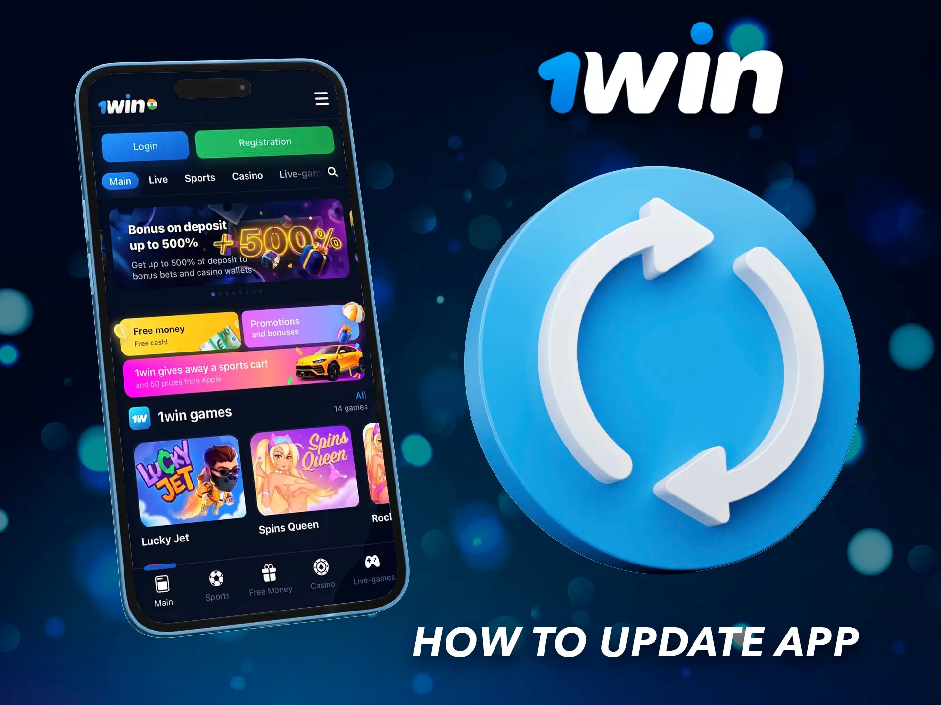 If you notice any issues, simply update the 1Win app.