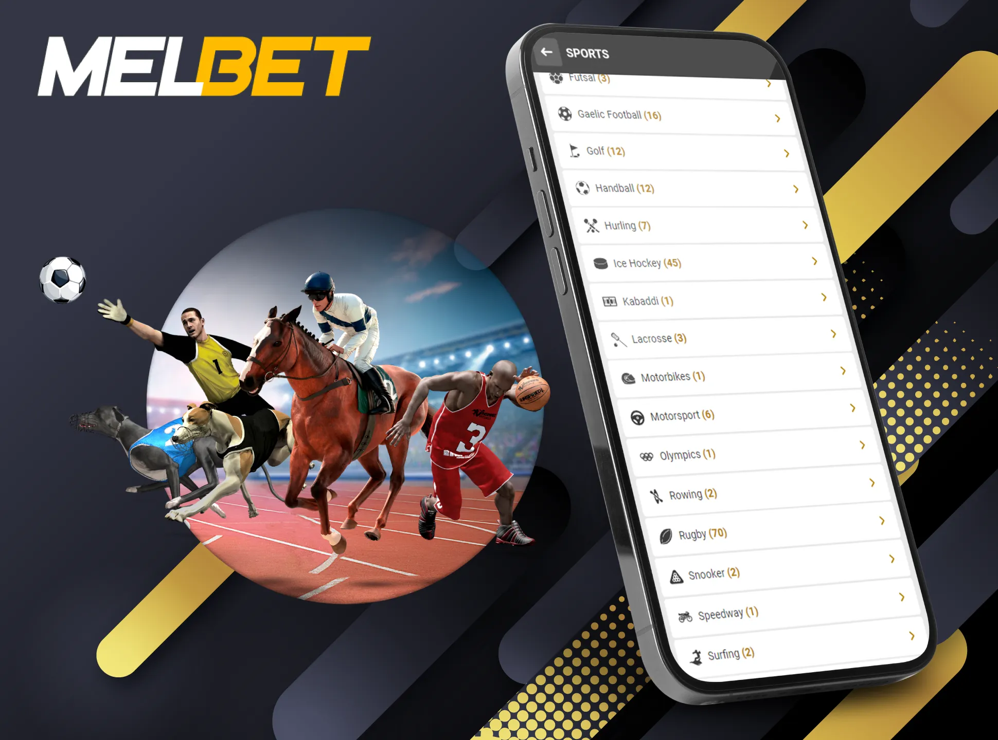 You can choose horse racing, cricket, basketball and others among the virtual sports betting markets.