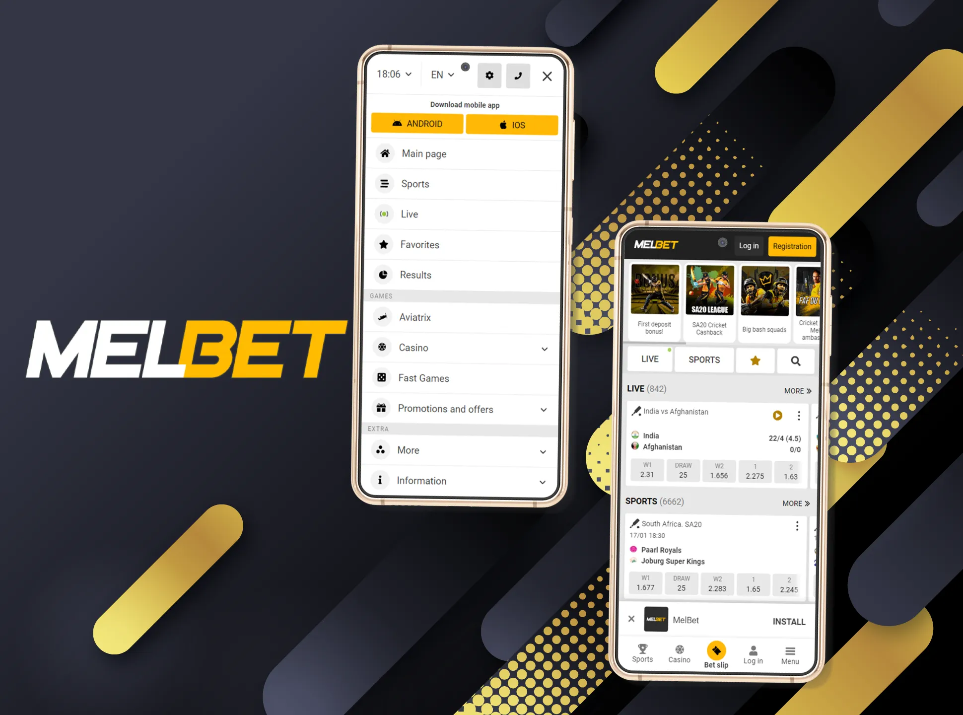 You can use the Melbet mobile version instead of the app.
