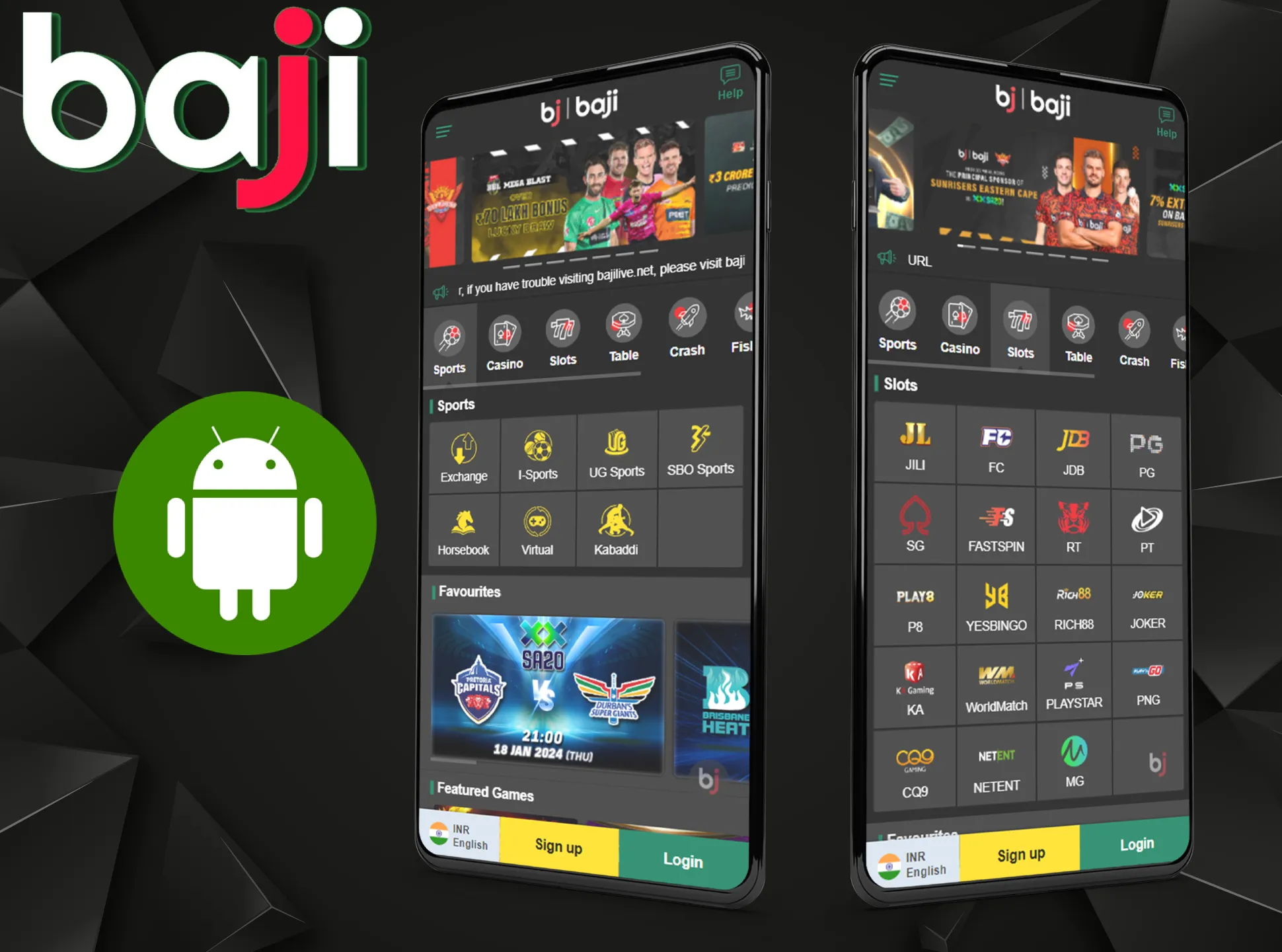 Baji app can be installed on any Android device.