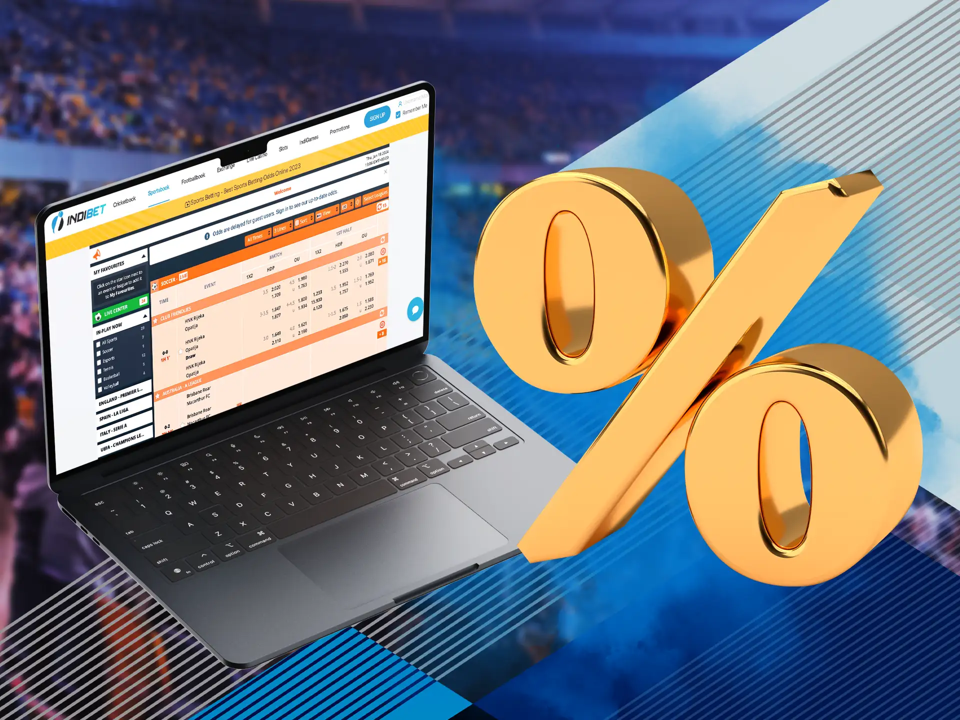 To increase your chances of winning, your choice should be focused on betting sites that offer high odds.