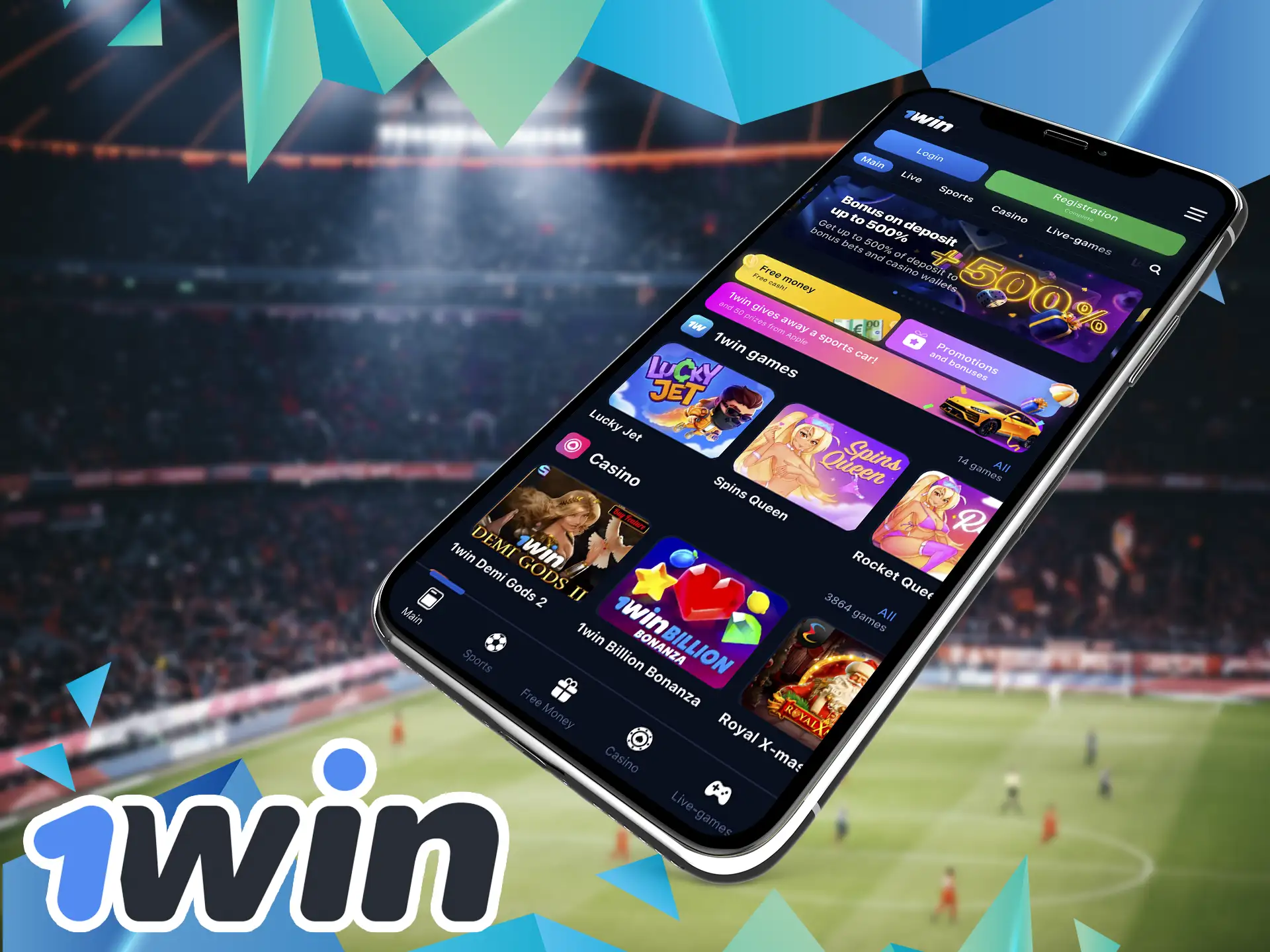This software from the company 1Win offers users from India an abundance of bonuses and have best betting app for football.