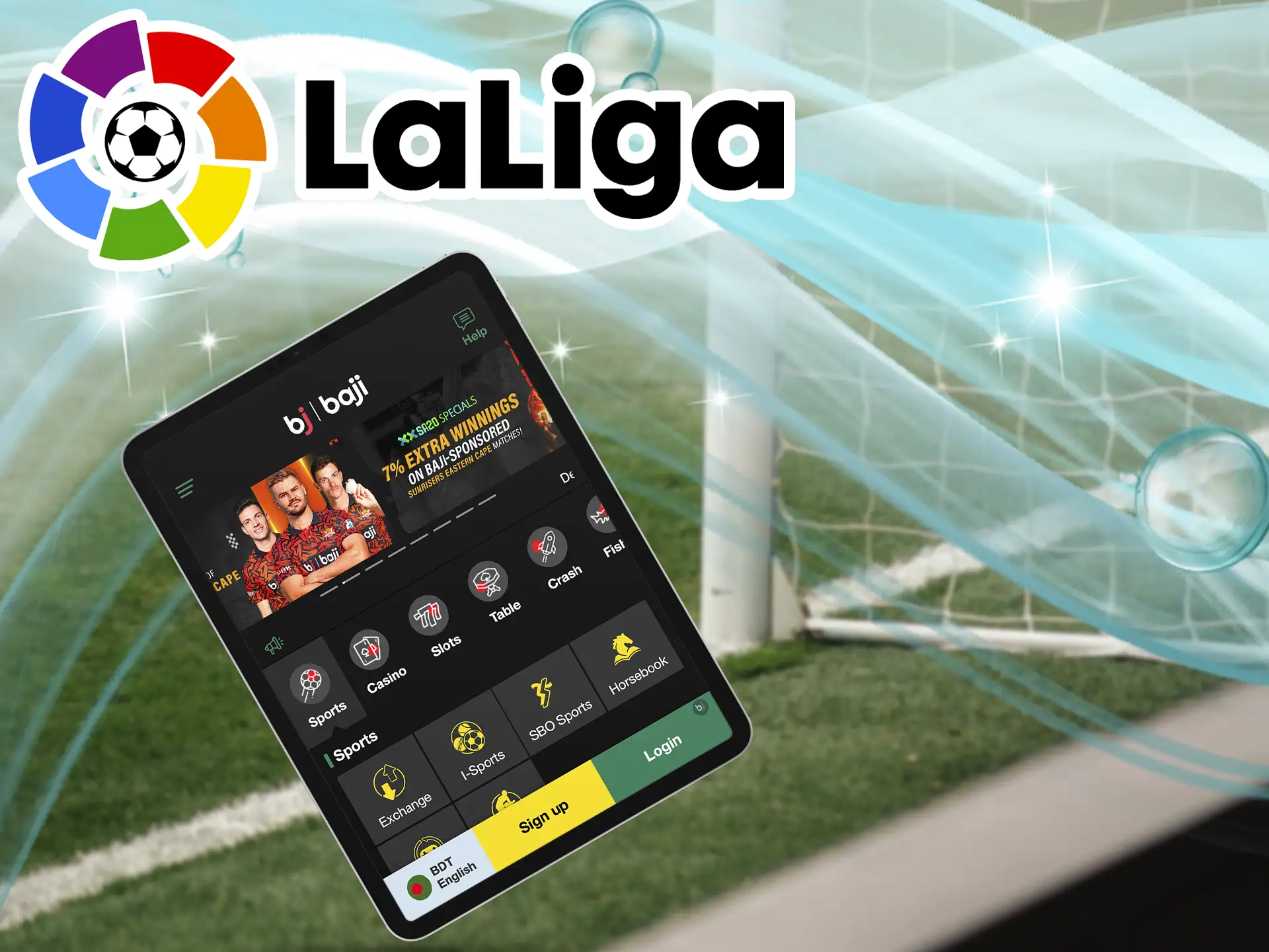 Spanish matches await users on betting apps in India and a wide variety in betting is available.