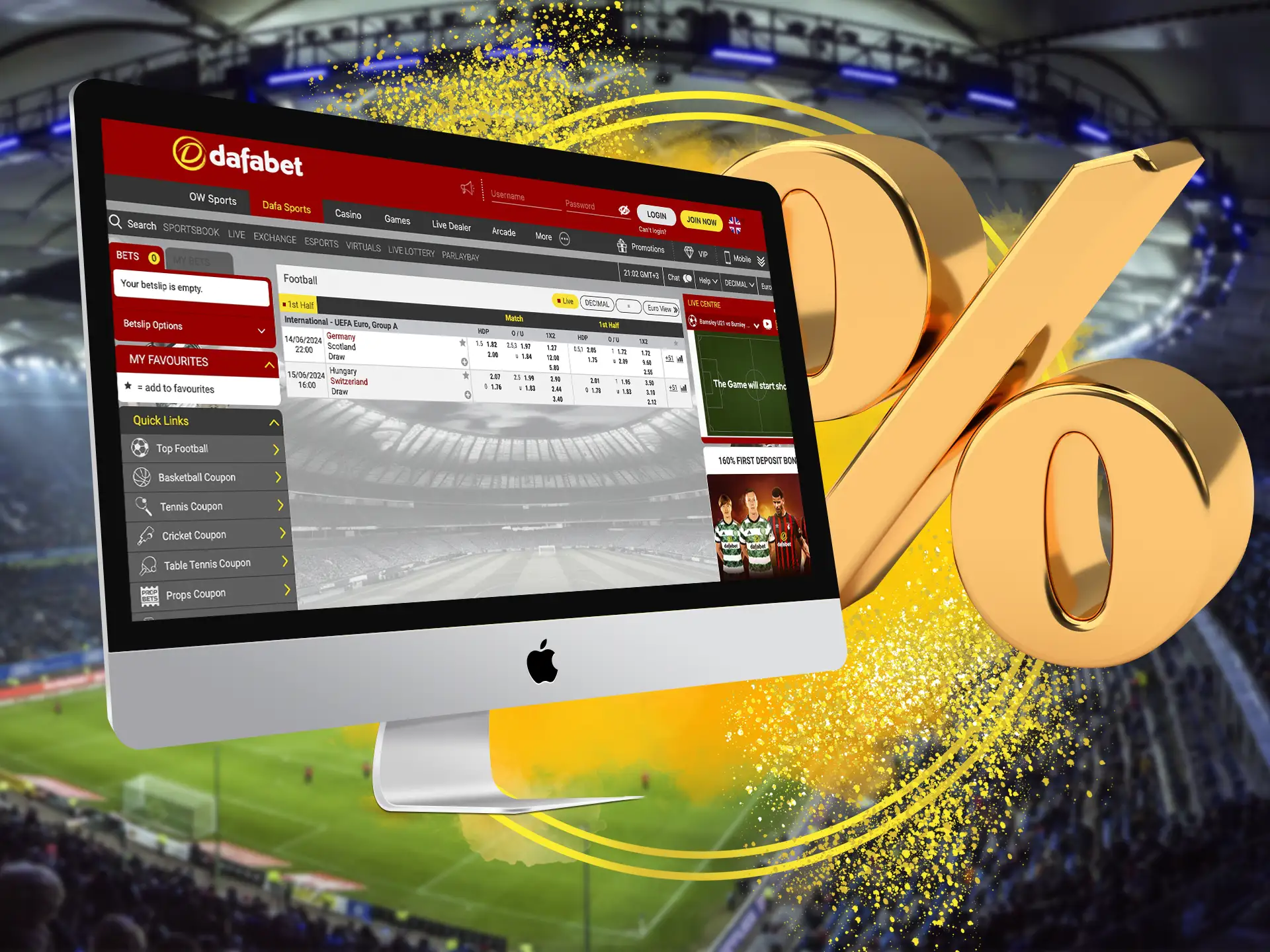 To increase your chances of winning in online football bet, your choice should be focused on betting sites that offer high odds.