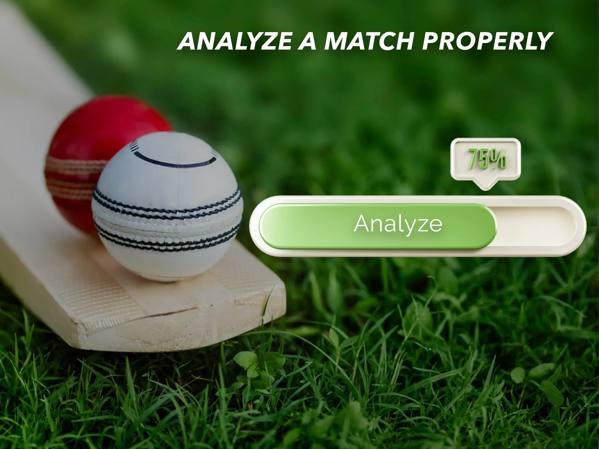 Do your own analysis to make correct cricket match predictions and outcomes.