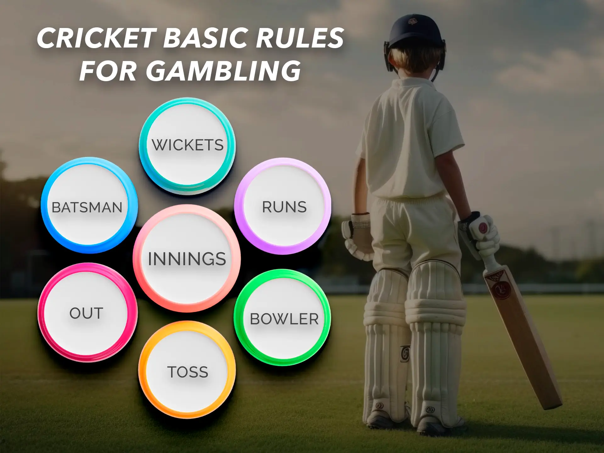 Learn the rules of cricket carefully to maximise your immersion in such a popular game.