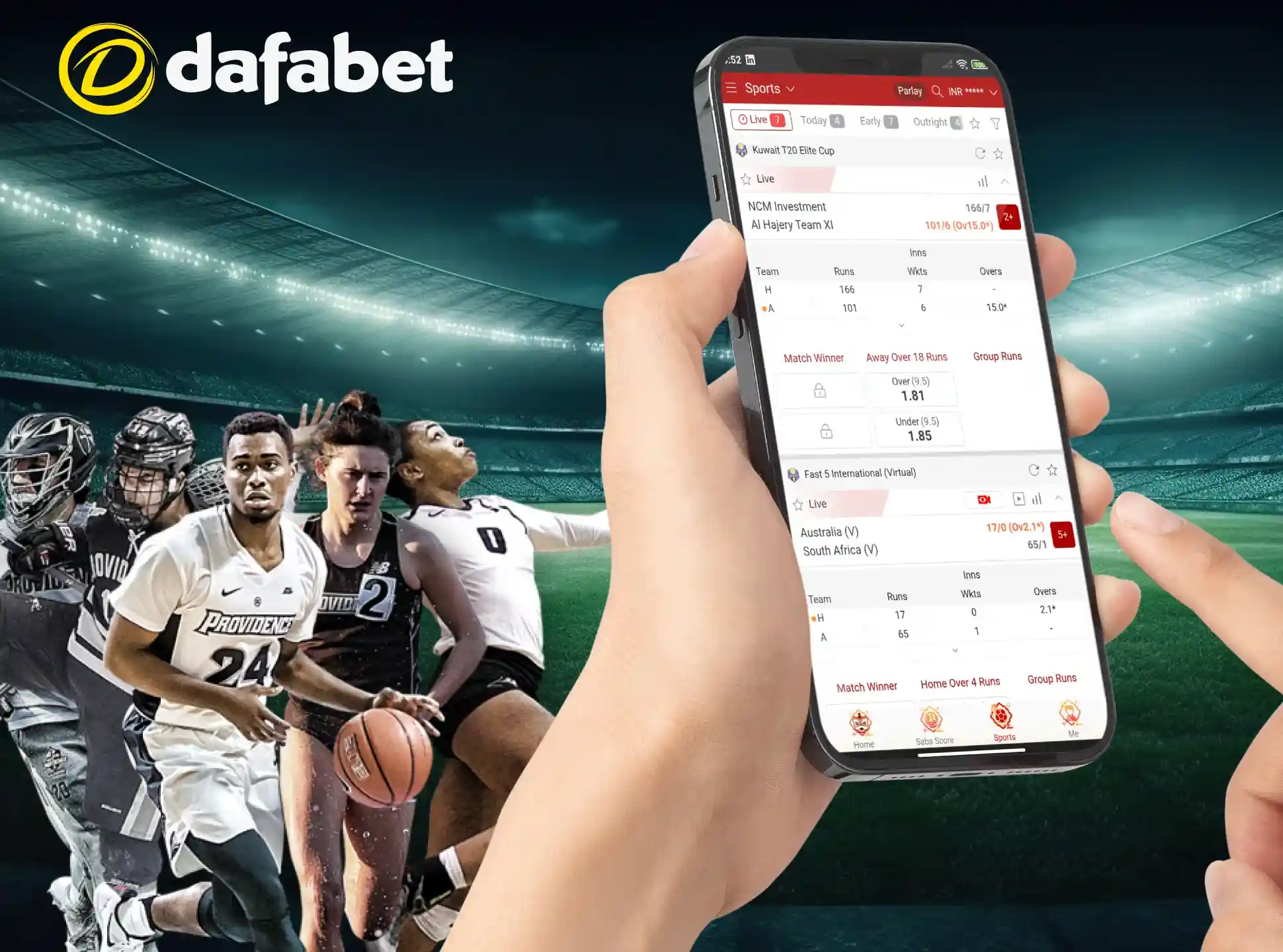 Dafabet offers a wide range of betting markets for players.