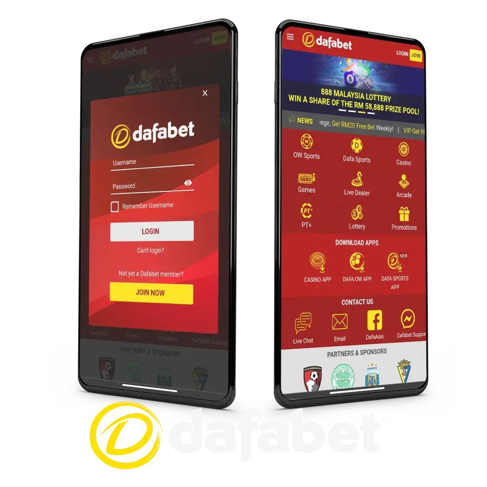 The Dafabet mobile app is popular among Indian users and runs on Android and iOS system.