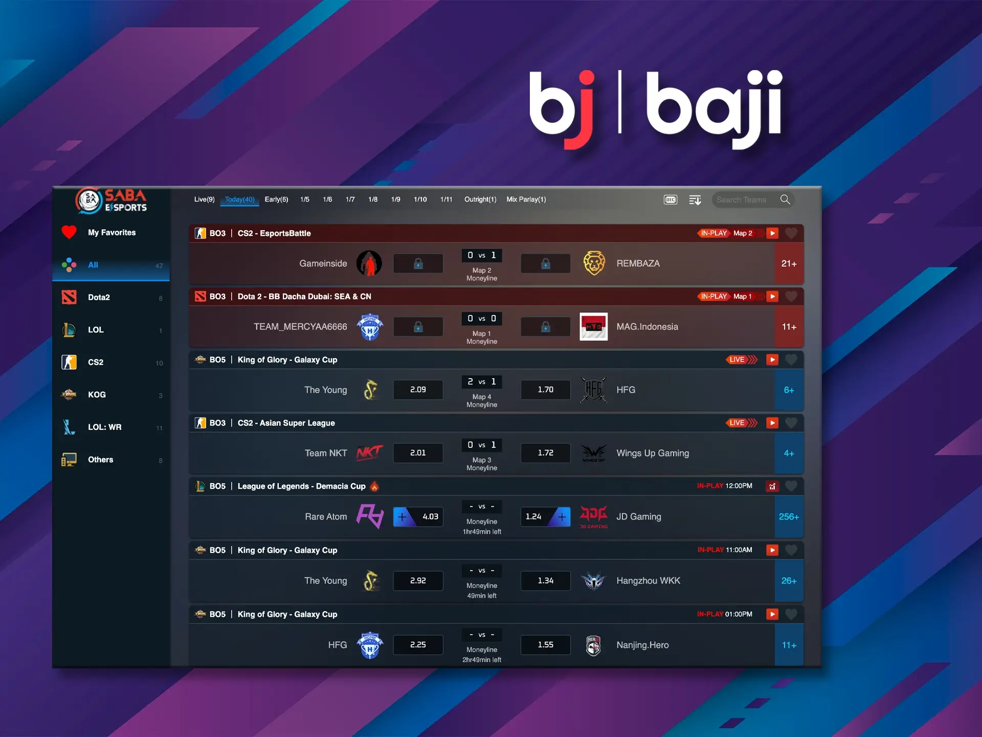 Baji is an excellent casino with large bonuses.