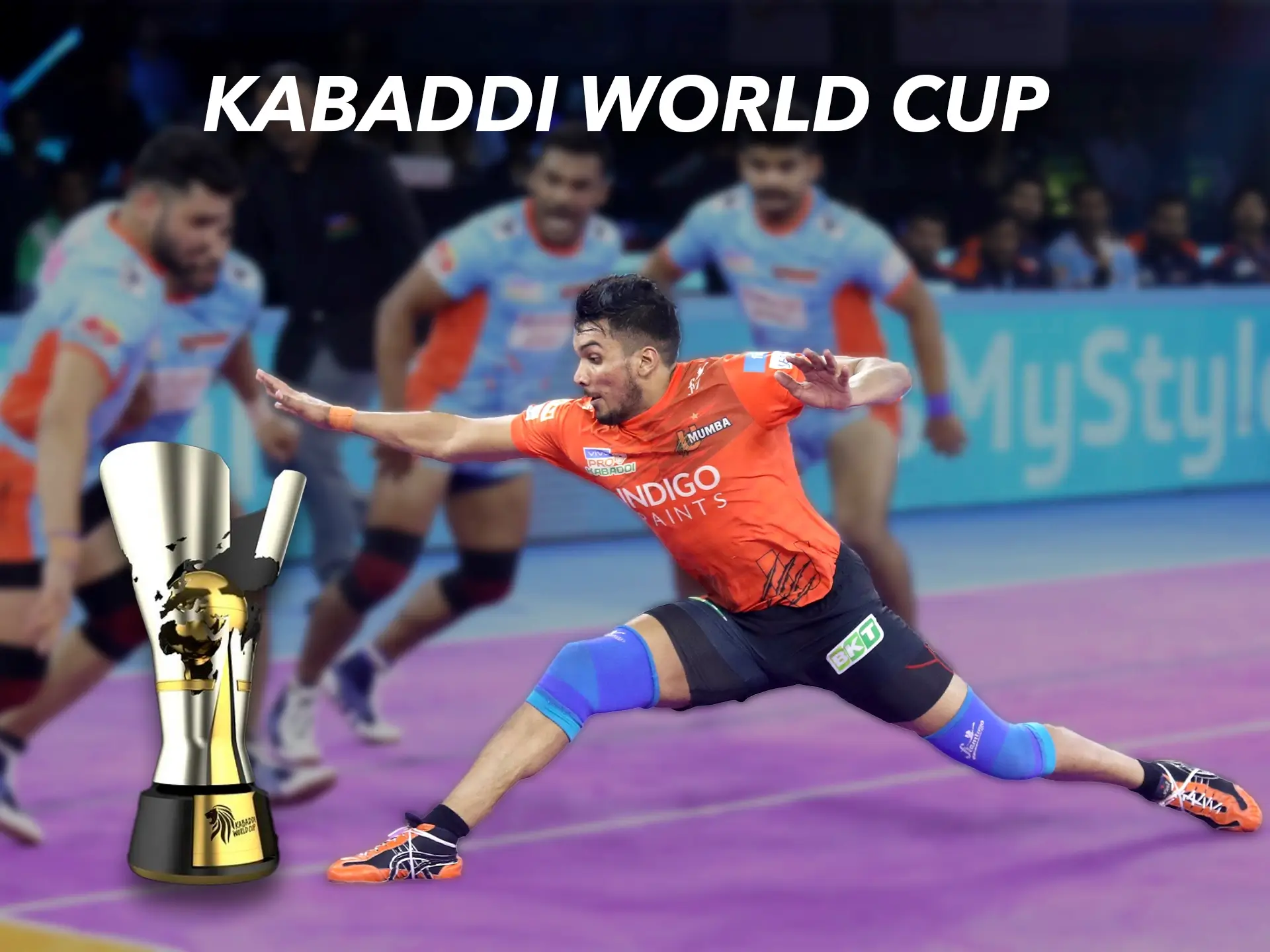 Make your outcomes for the international Kabaddi tournament.