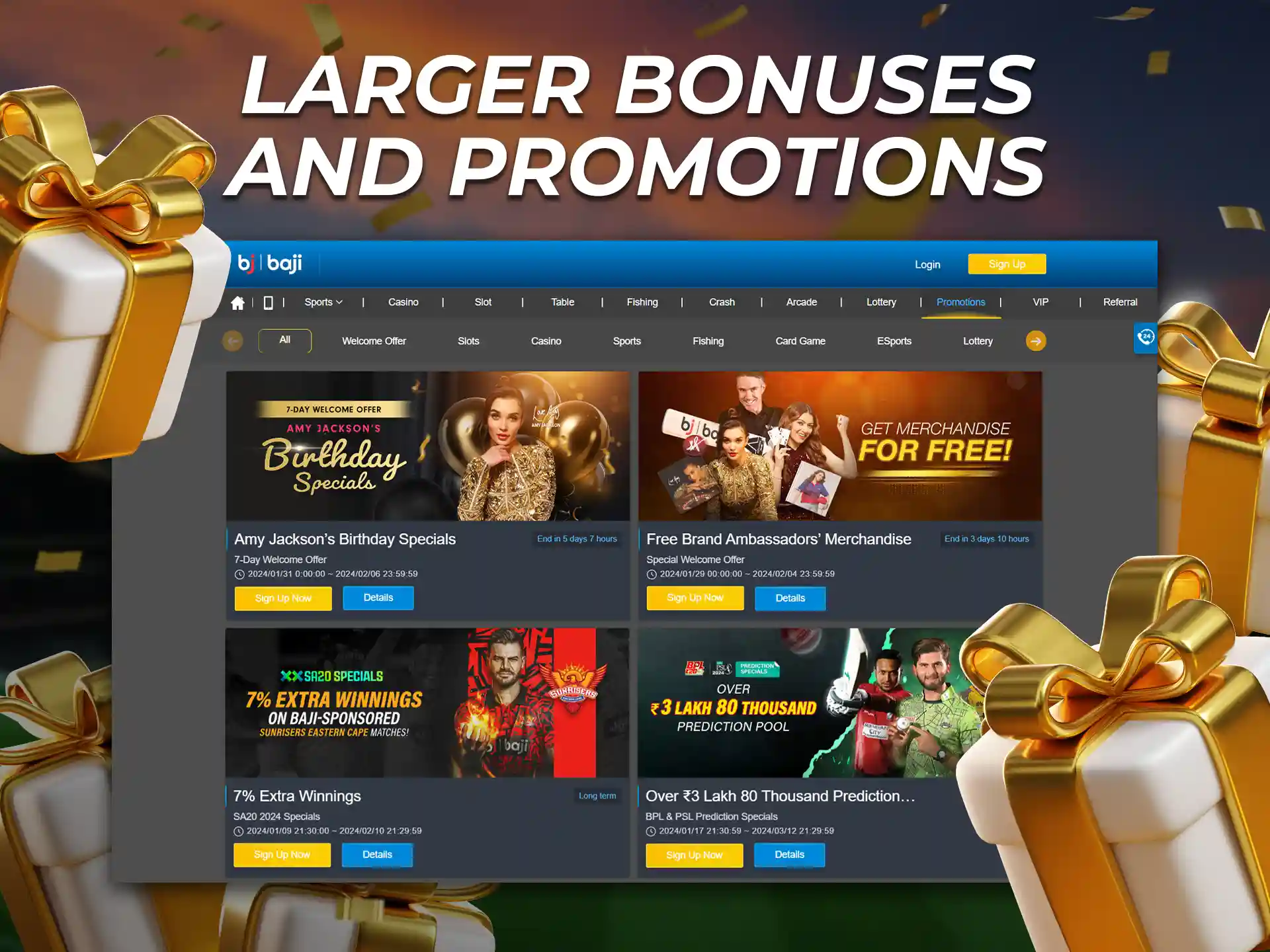 New online bookmakers offer their players great welcome bonuses, free bets and many great promotions.
