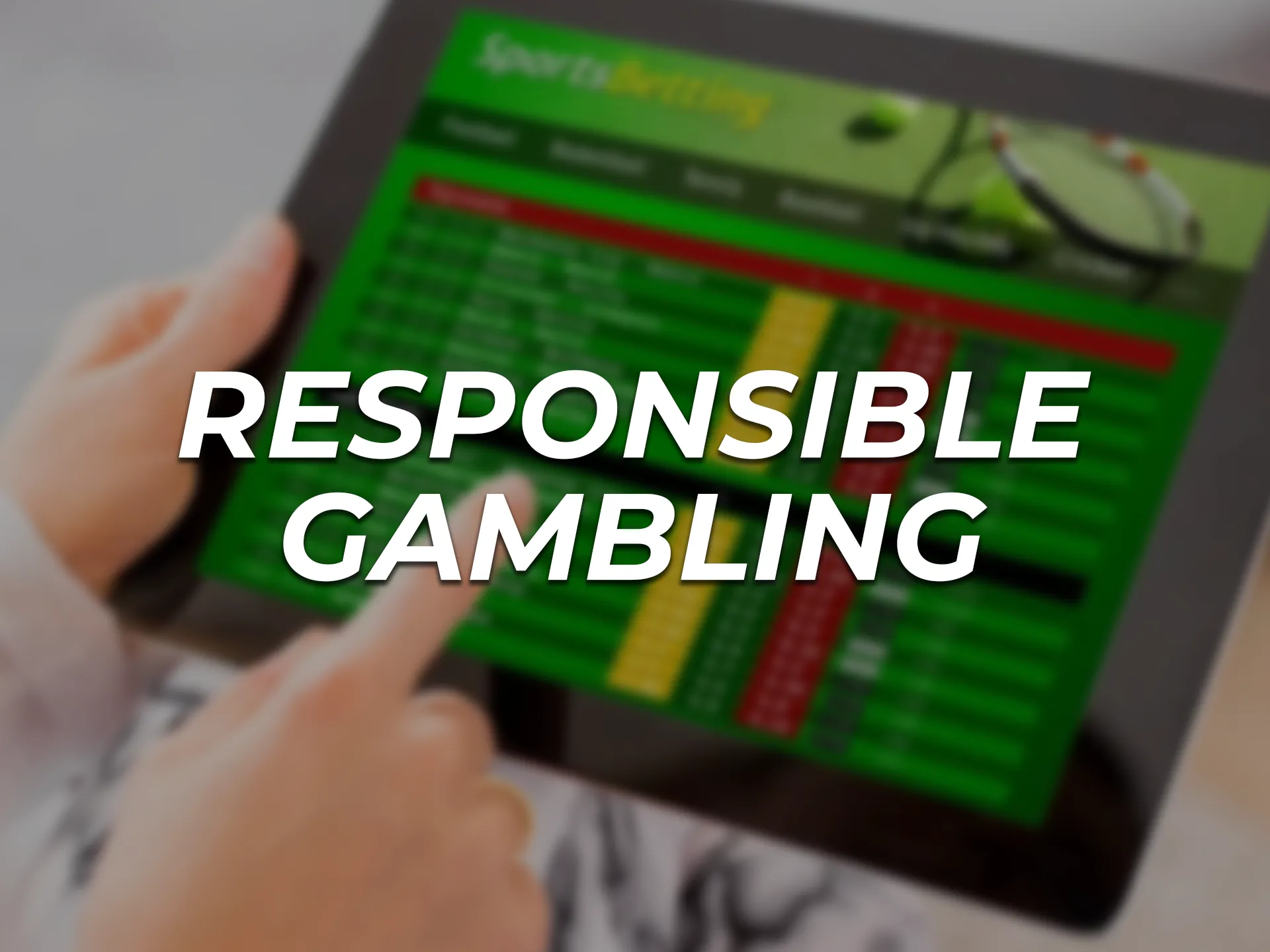 Stick to a responsible approach to betting and gambling or ask for help.