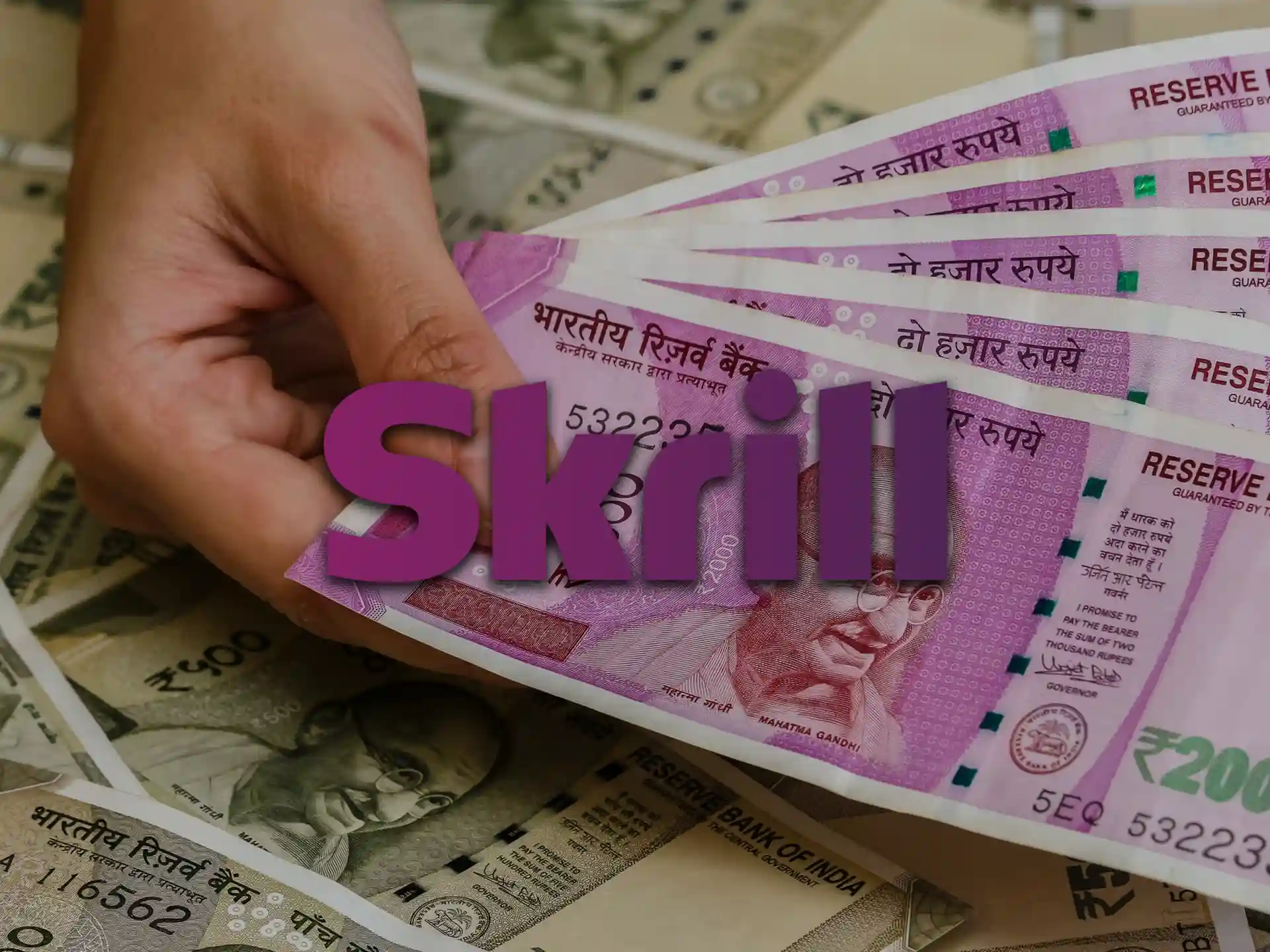 Skrill allows you to deposit and withdraw funds.