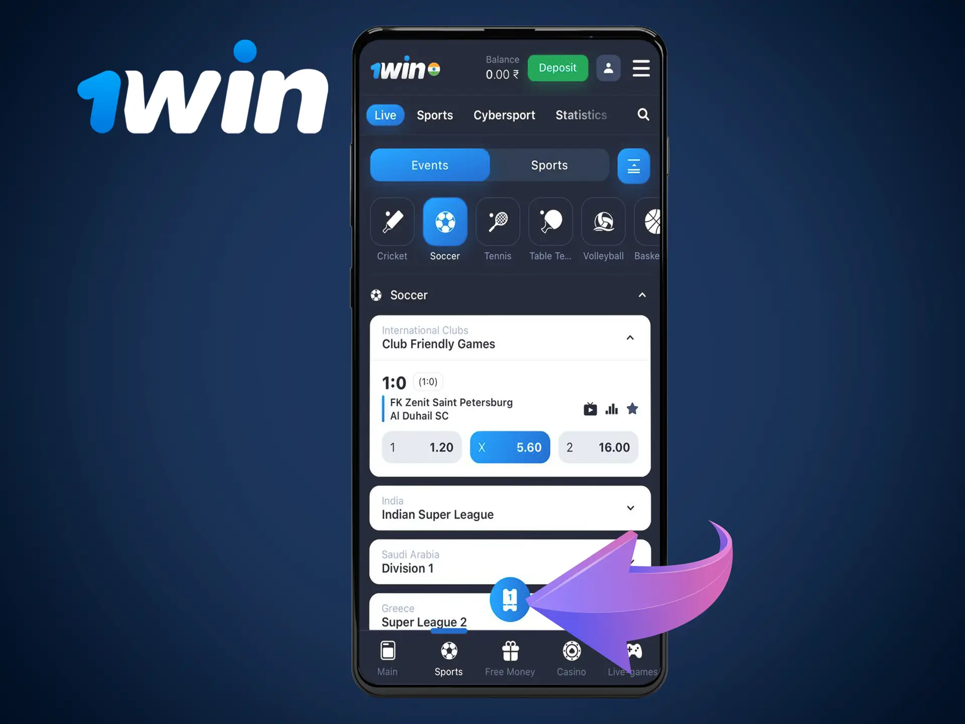 Start your exciting and thrilling journey in the world of betting with 1Win.