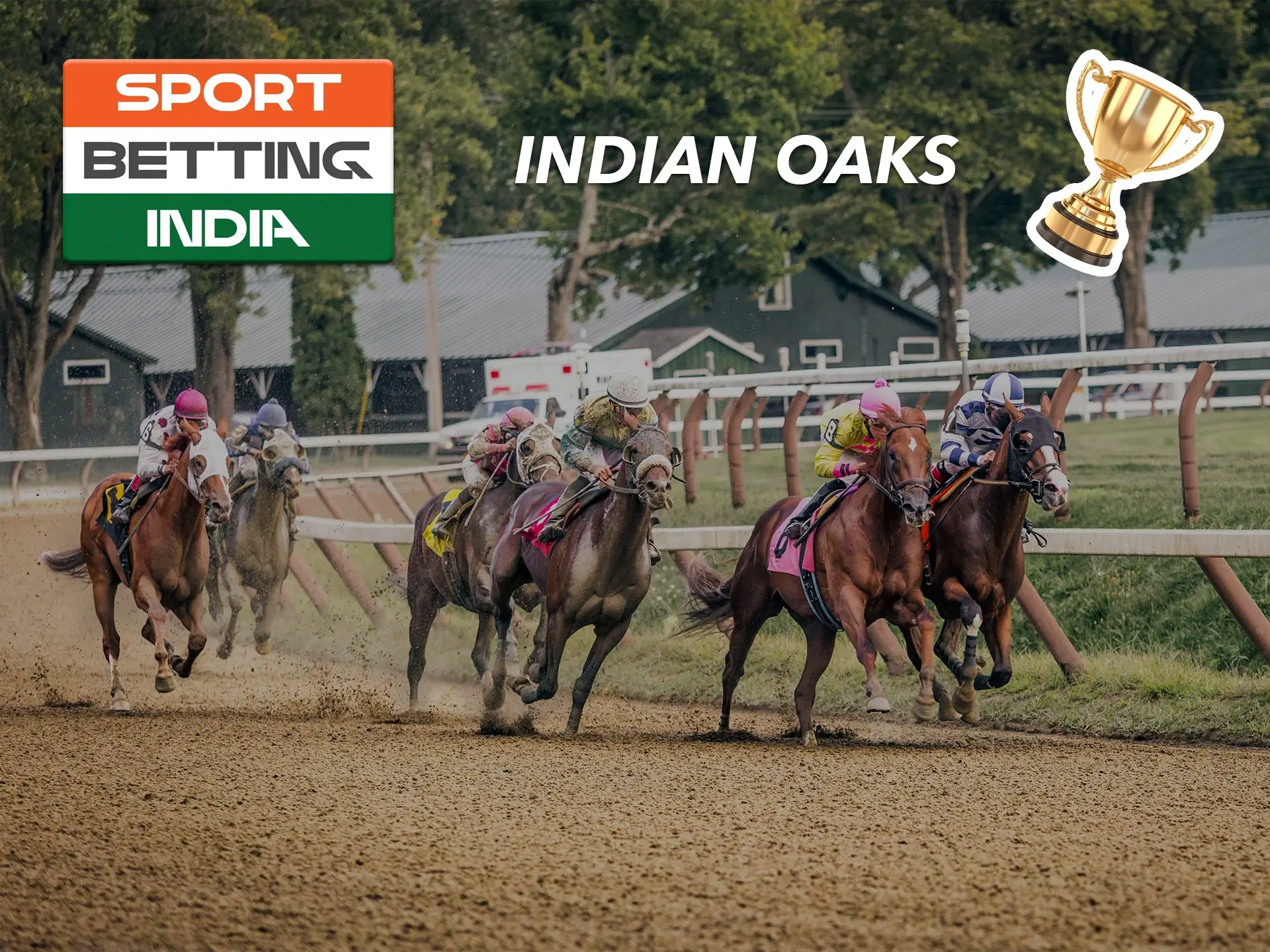 Try your luck by betting on the important Indian Oaks horse racing tournament.