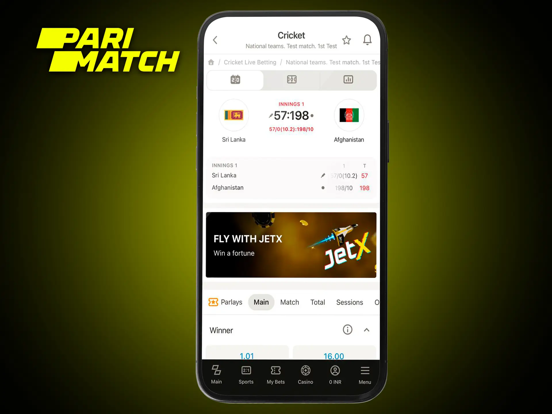 Use your knowledge to figure out which match to bet on at Parimatch.
