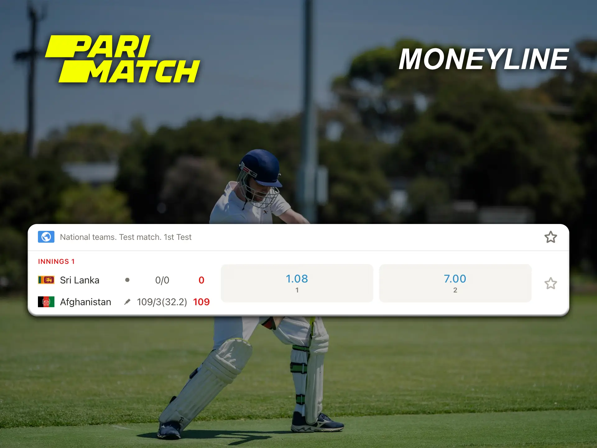 Place your bets at PariMatch on your favourite team.