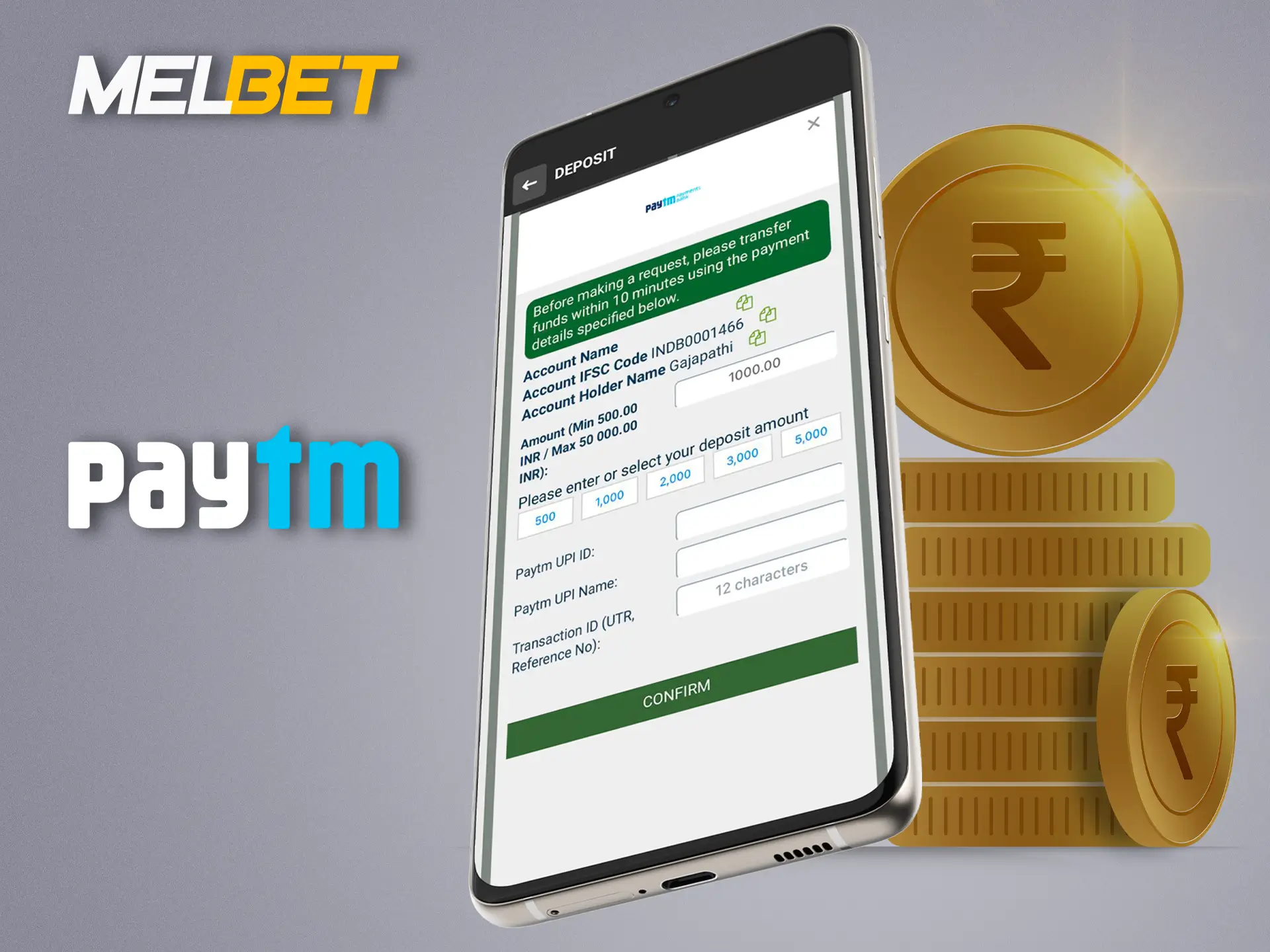 Melbet is a well-known casino with a high level of security and the most famous and accessible PayTm withdrawal system.
