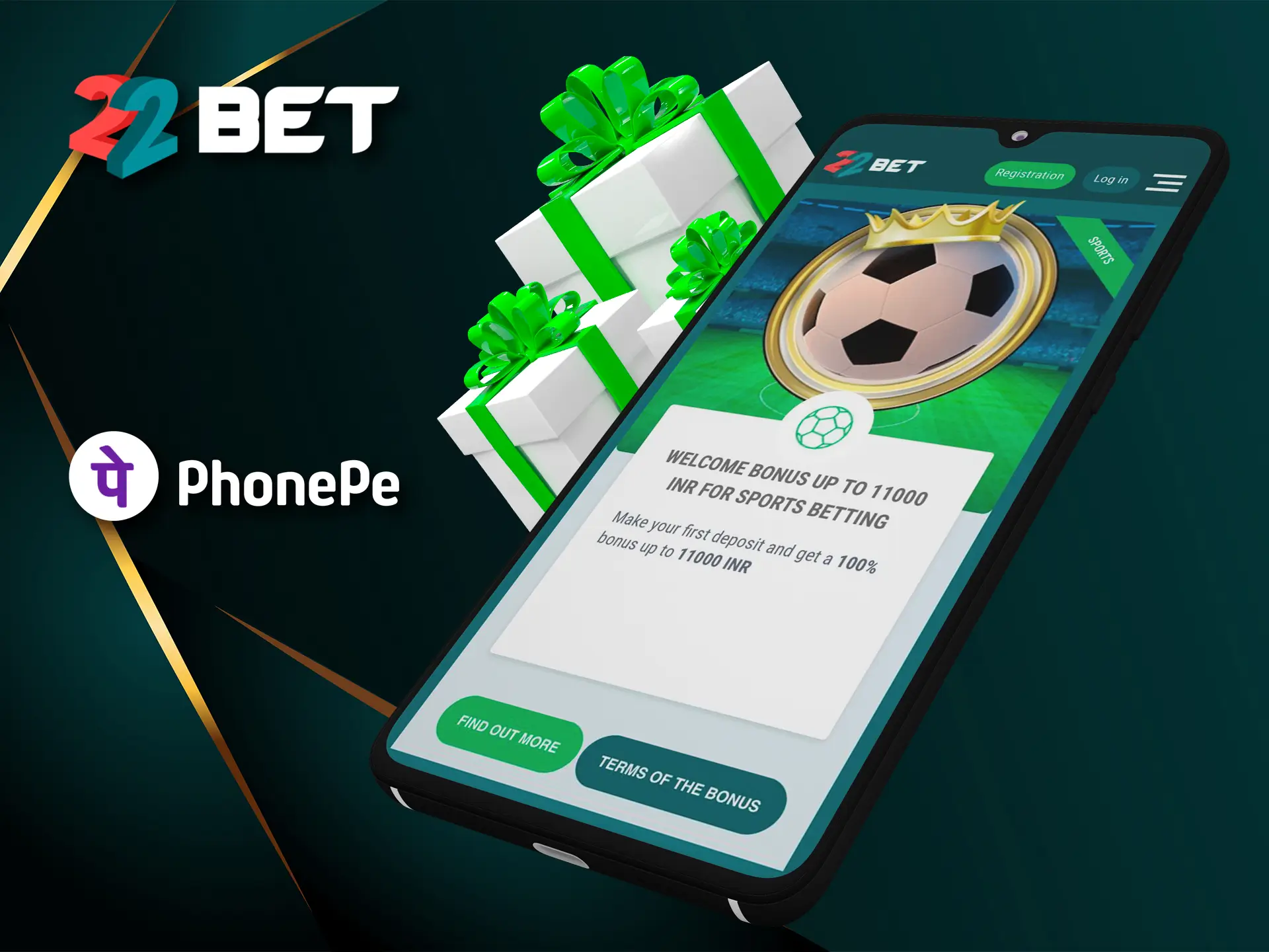 22Bet is known by many users for whom withdrawal via PhonePe is a priority.