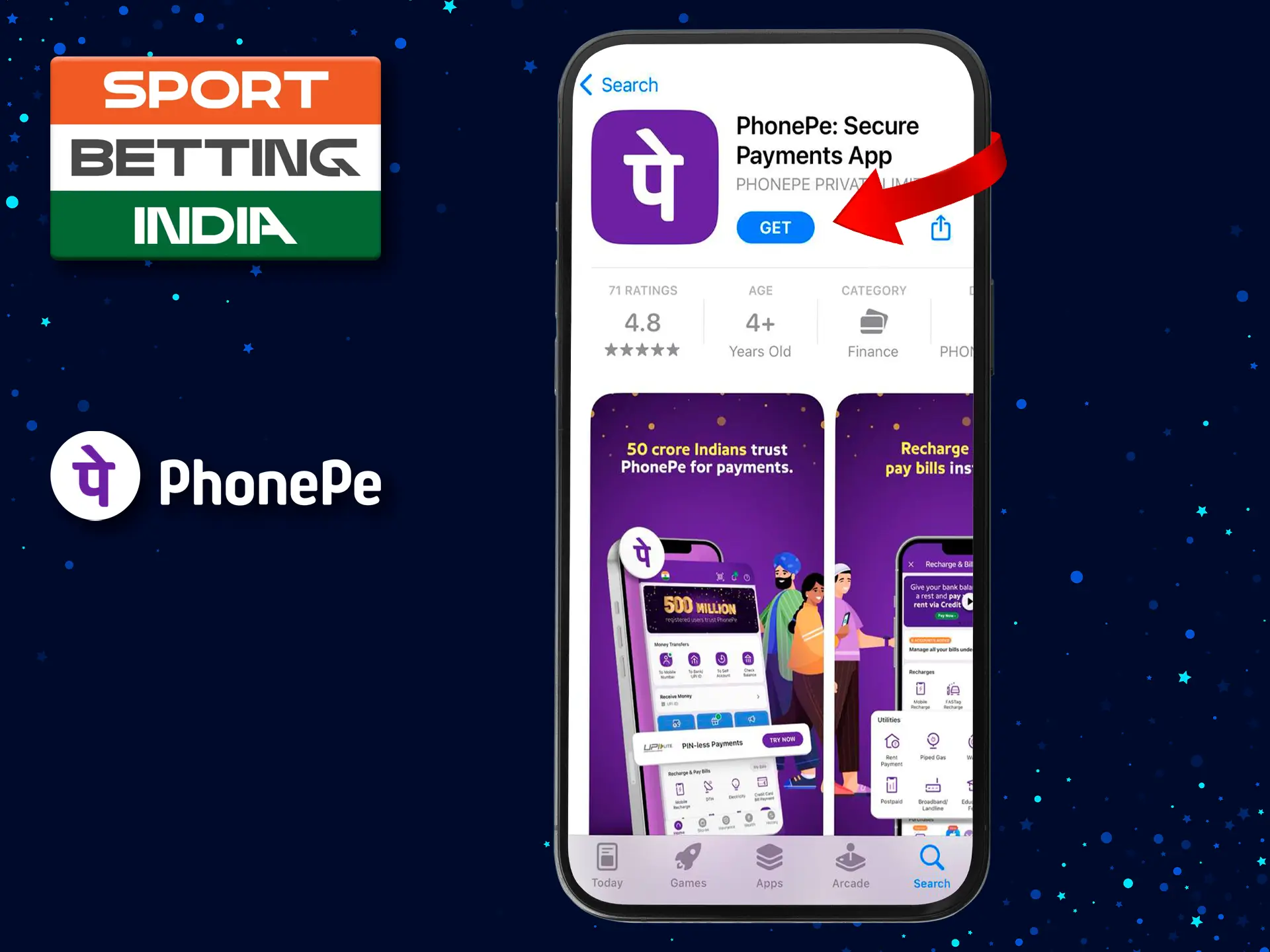 Start getting acquainted with PhonePe by downloading it from the official shop of your mobile device.