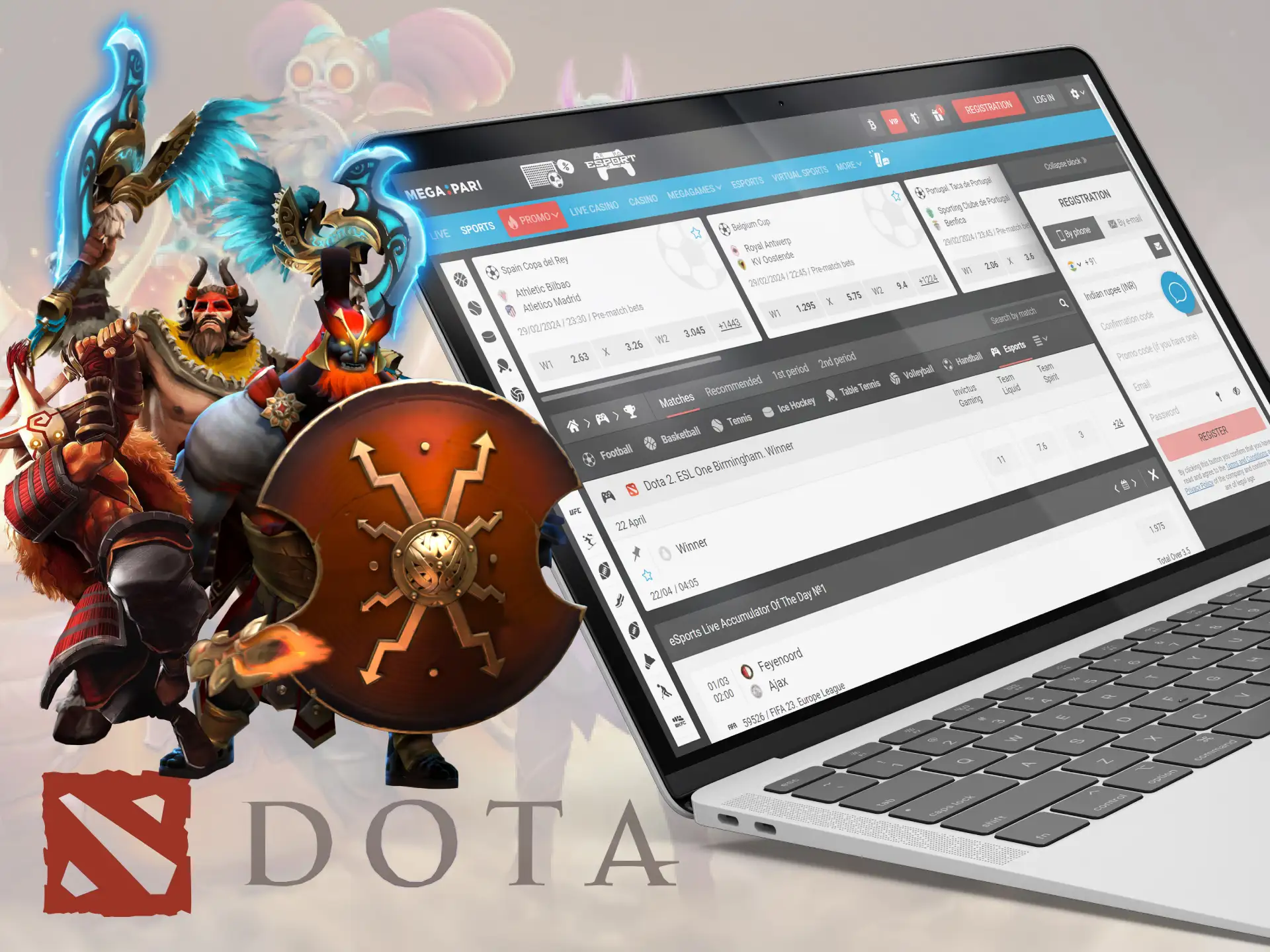 General terms necessary for betting on Dota 2.